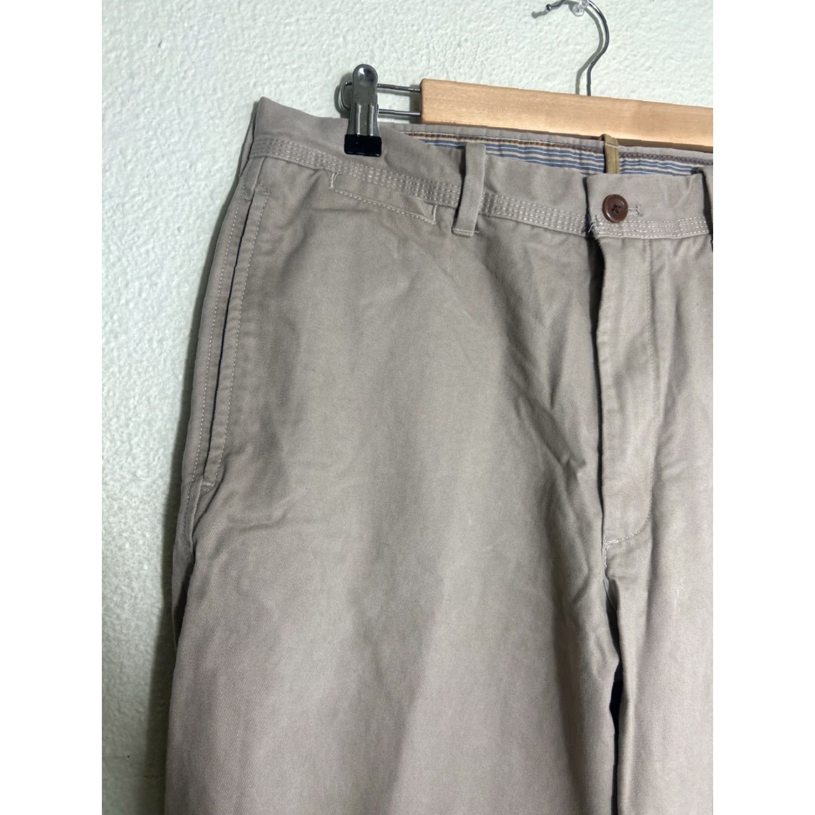Timberland Timberland Chino Pants Mens 34x32 Regular Cotton Beige Business Mens Size US 34 / EU 50 - 5 Thumbnail