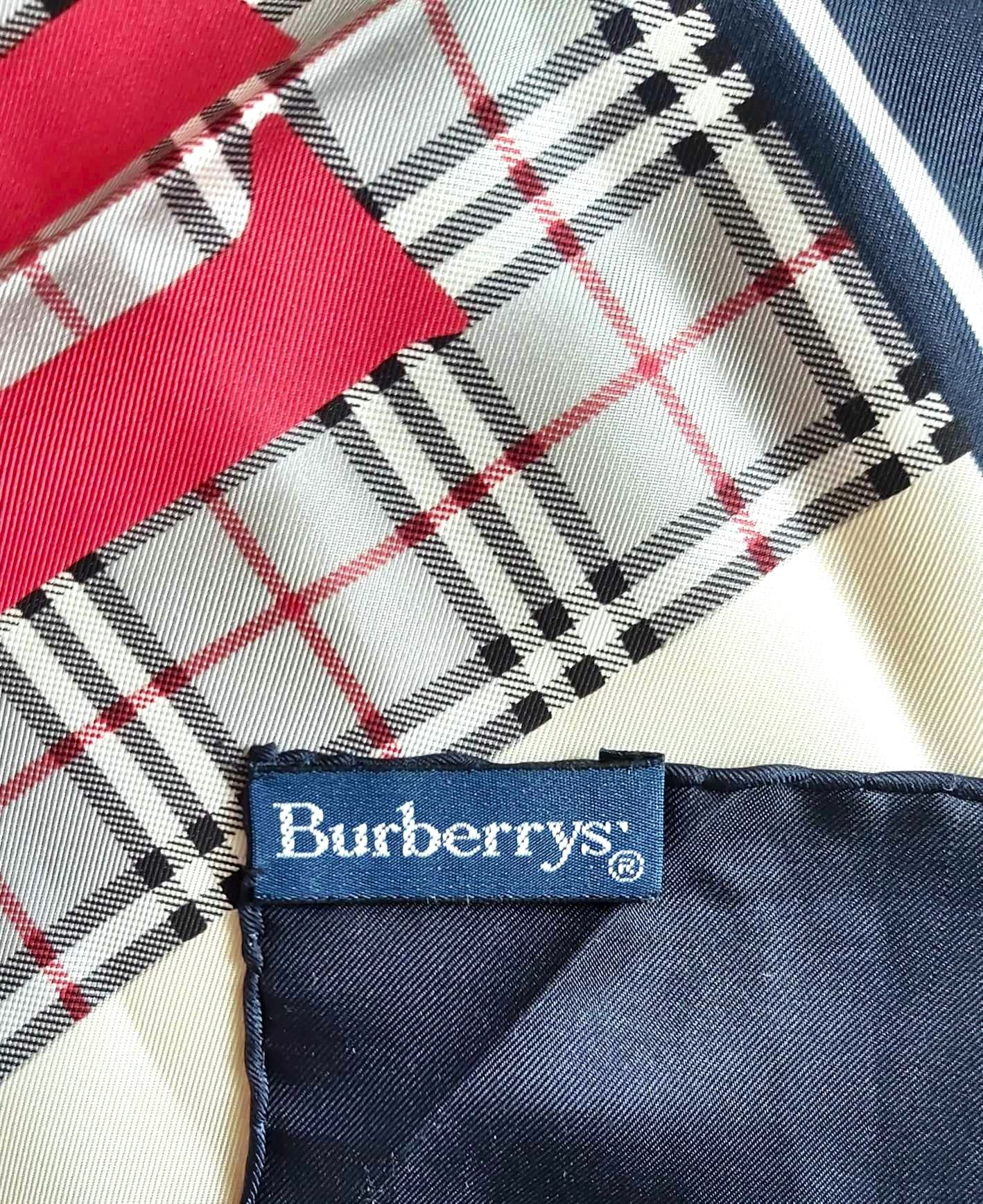 Burberry × Vintage Burberry's silk scarf Size ONE SIZE - 9 Thumbnail