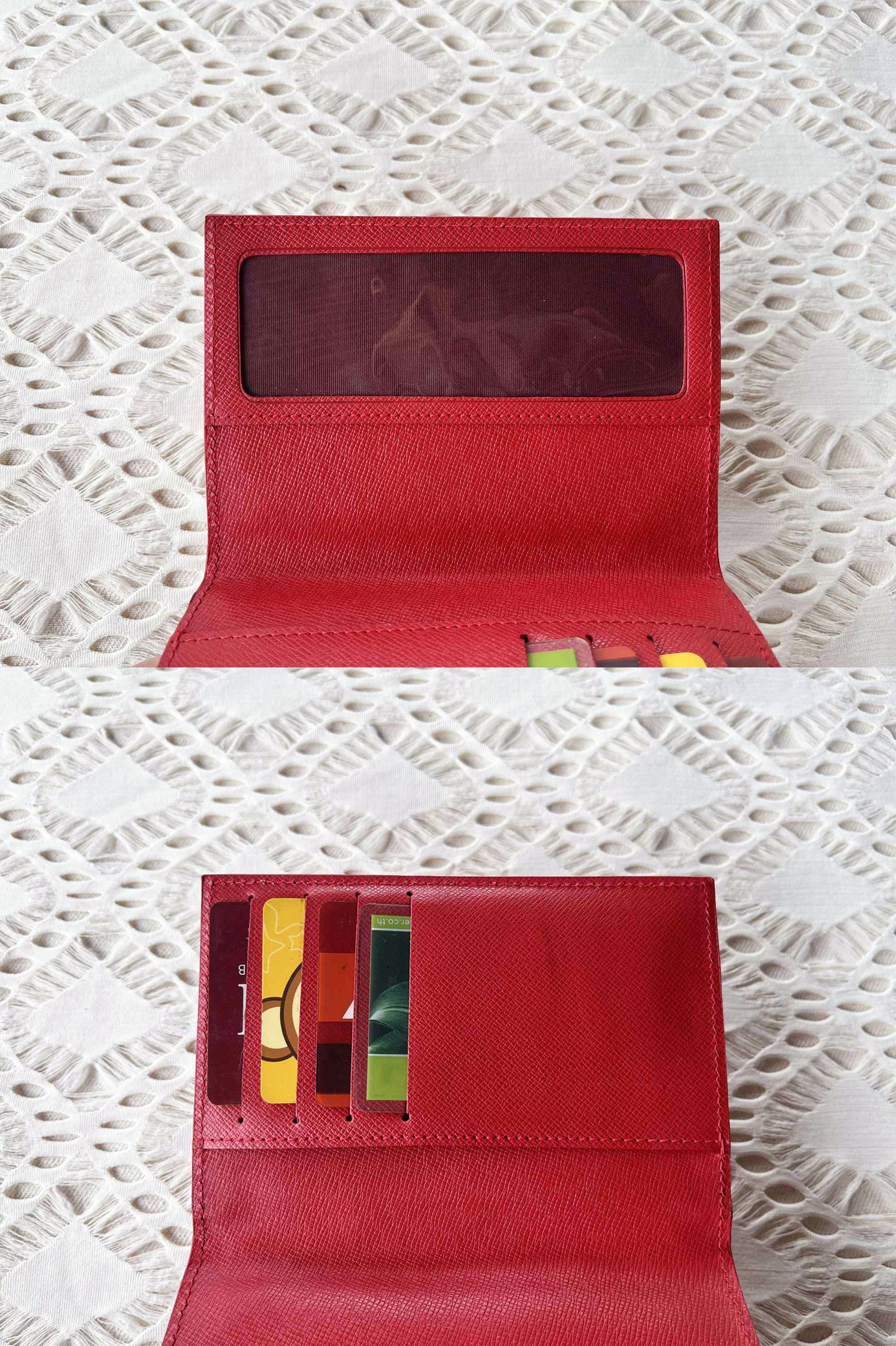 Gerard Darel Gerard Darel red genuine leather Bifold card holder Size ONE SIZE - 9 Thumbnail