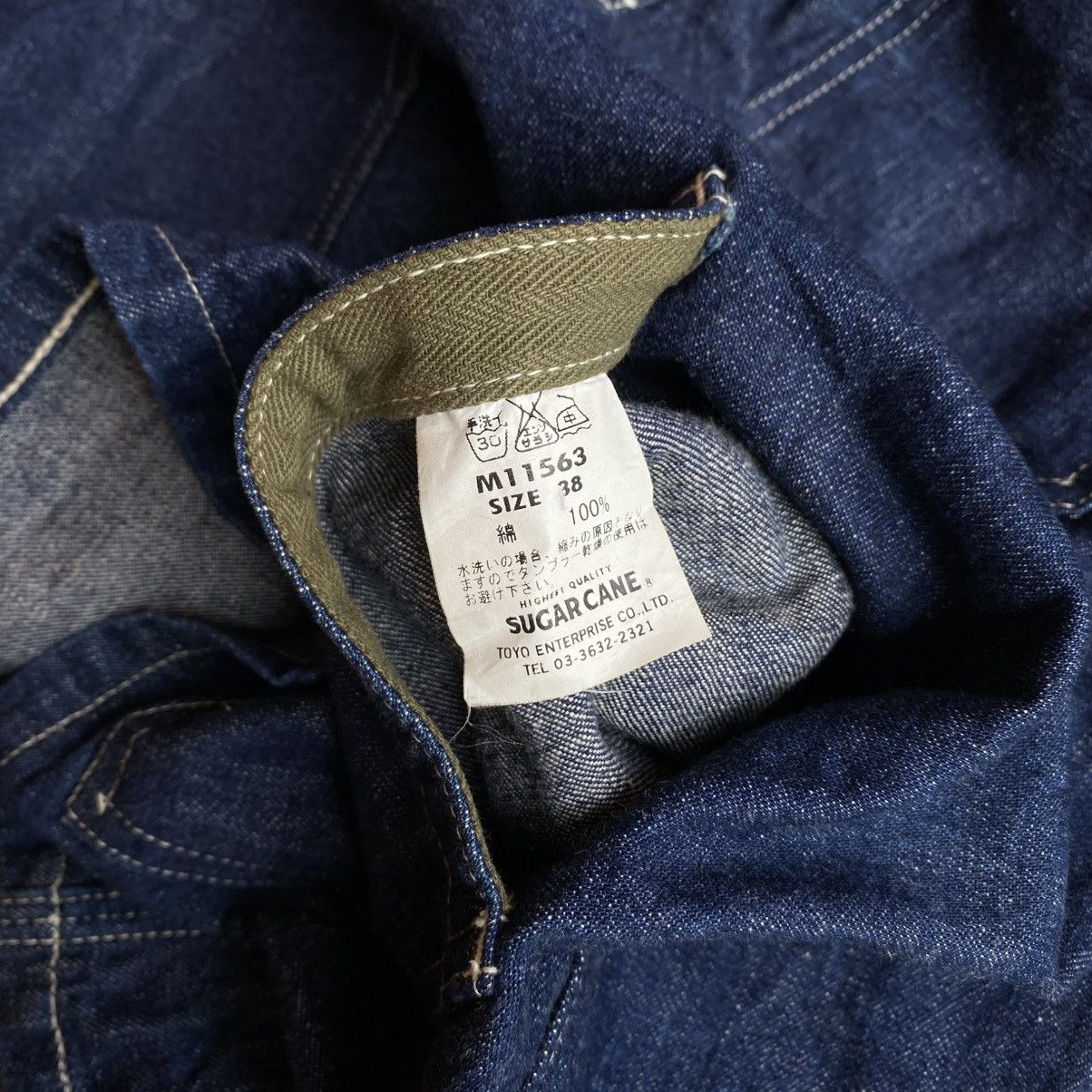 Sugar Cane × Toyo Enterprises Sugar Cane Pullover Half Button Denim Jacket Size US M / EU 48-50 / 2 - 8 Thumbnail