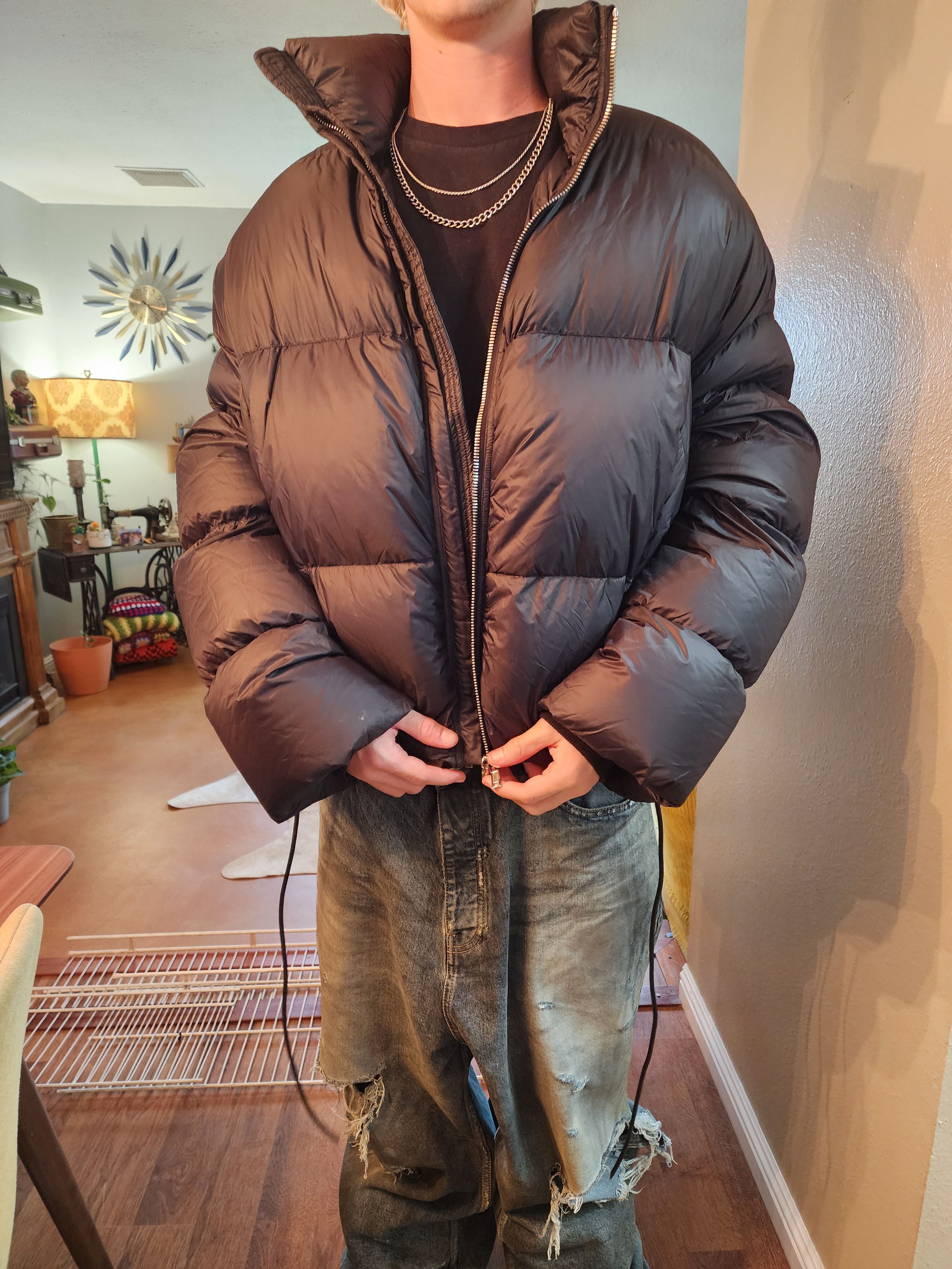 Rick Owens Rick Owens Sail Duvet Puffer Jacket Size US M / EU 48-50 / 2 - 2 Thumbnail