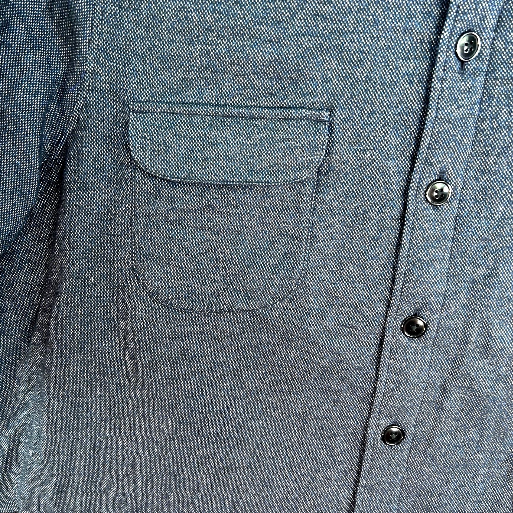 Bonobos Bonobos Shirt Mens 4XL Quilted Brushed Twill Button-Up Blue Regular Size 4XL Size US XXL / EU 58 / 5 - 4 Thumbnail