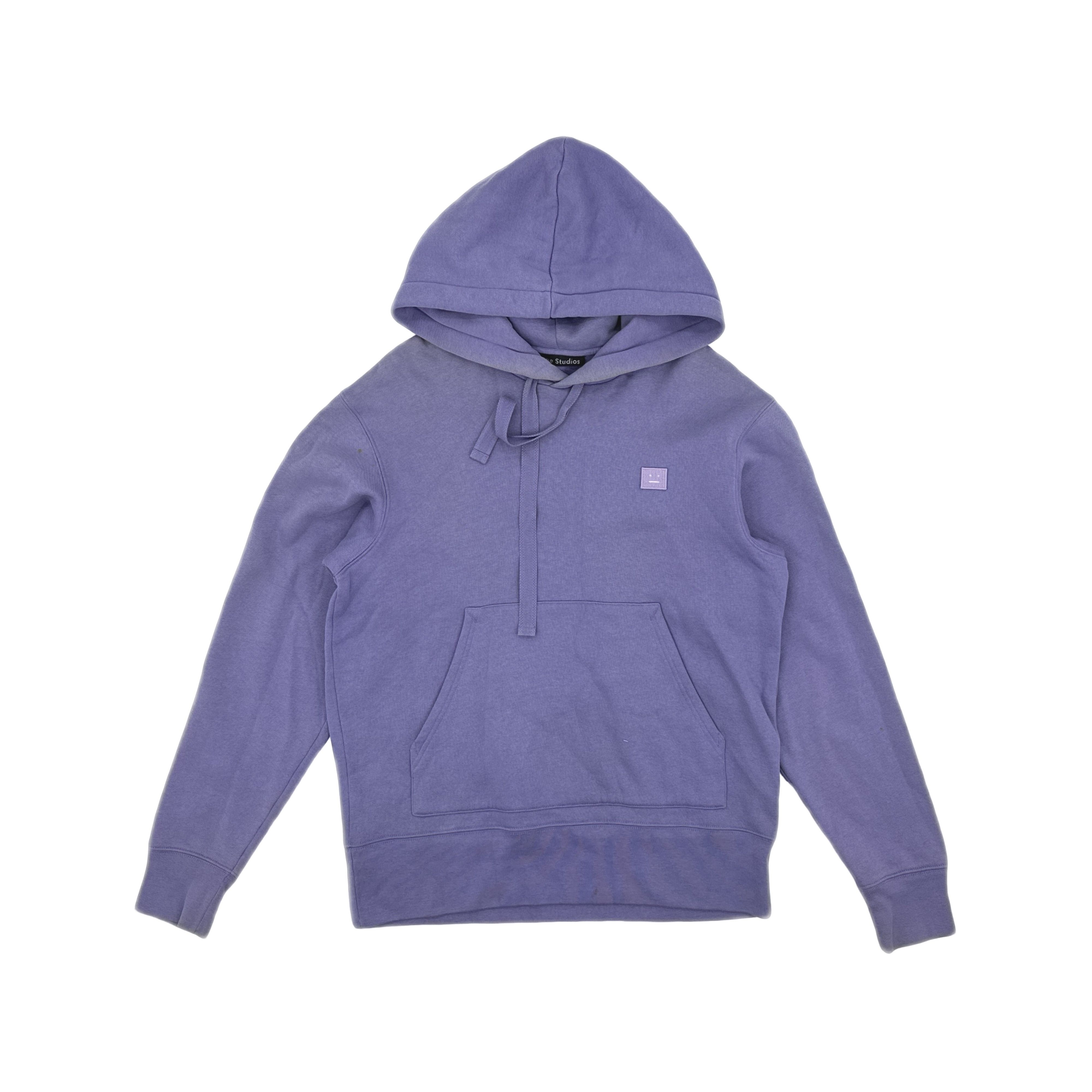 Acne Studios Acne Studios Purple Ferris Face Logo Hoodie S Size US S / EU 44-46 / 1 - 1 Thumbnail