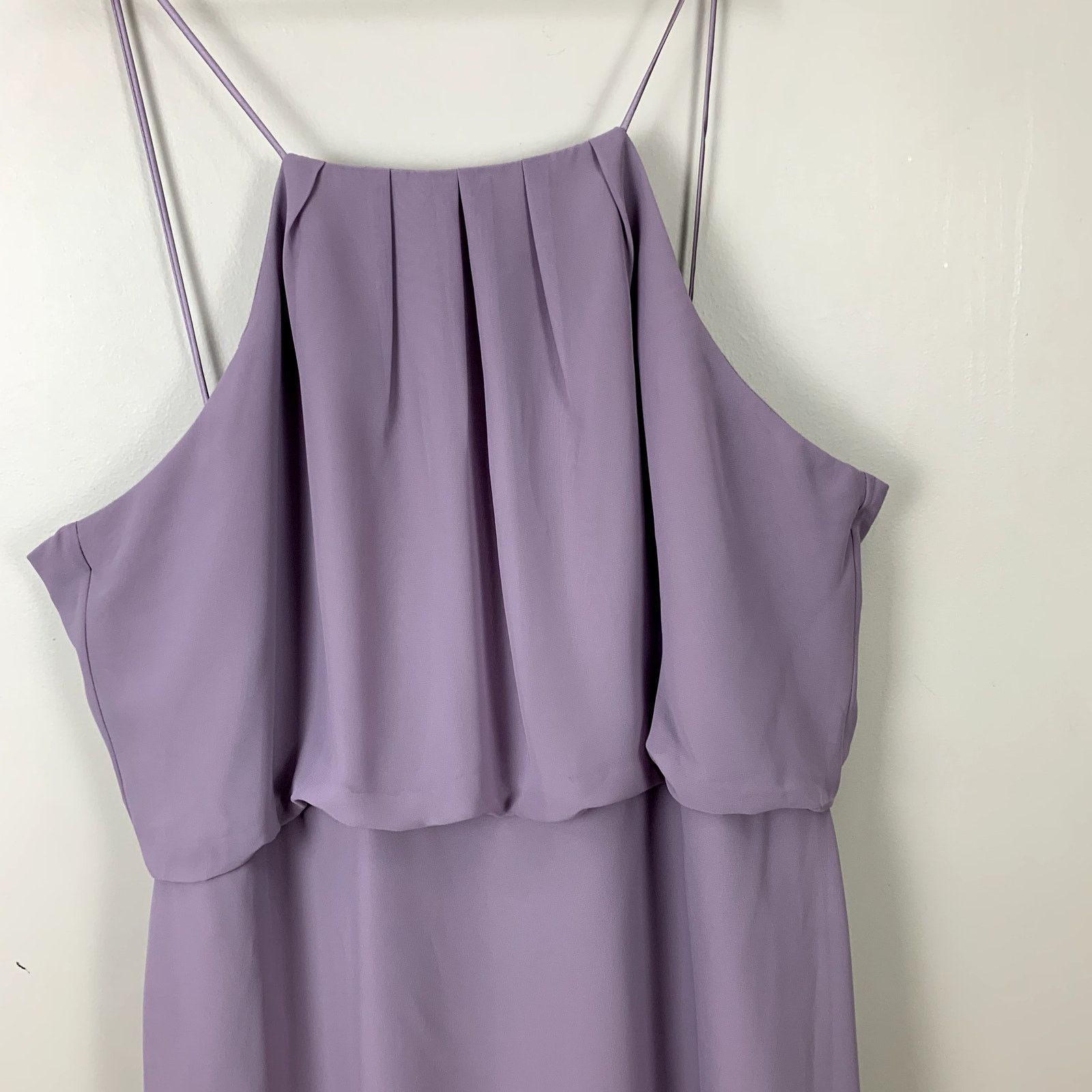 Other Sorella Vita Purple Maxi Chiffon Bridesmaid Dress 8872 28 Size ONE SIZE - 3 Thumbnail
