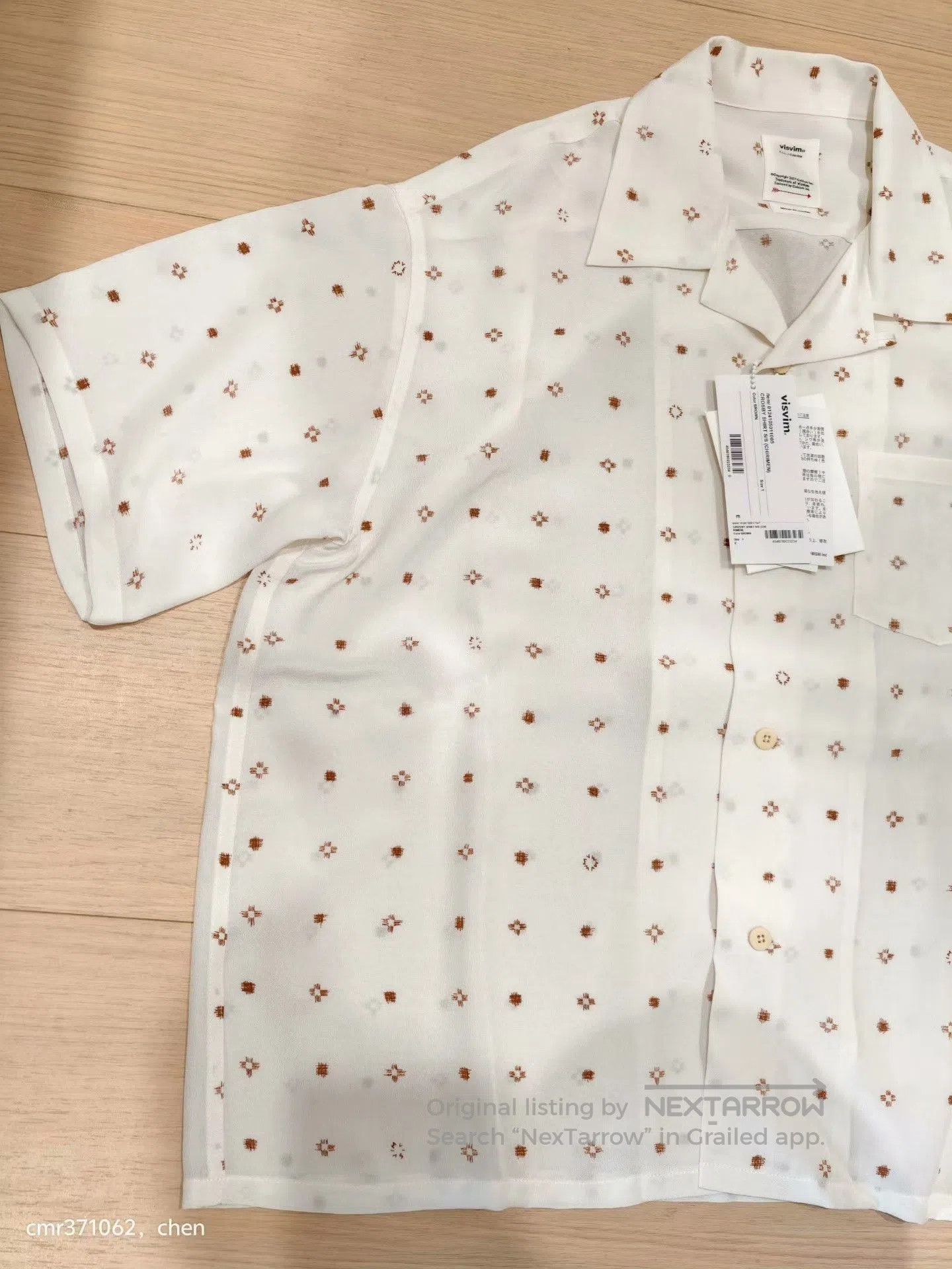 Visvim VISVIM 24SS Crosby S/S Shirt. Size US L / EU 52-54 / 3 - 6 Thumbnail