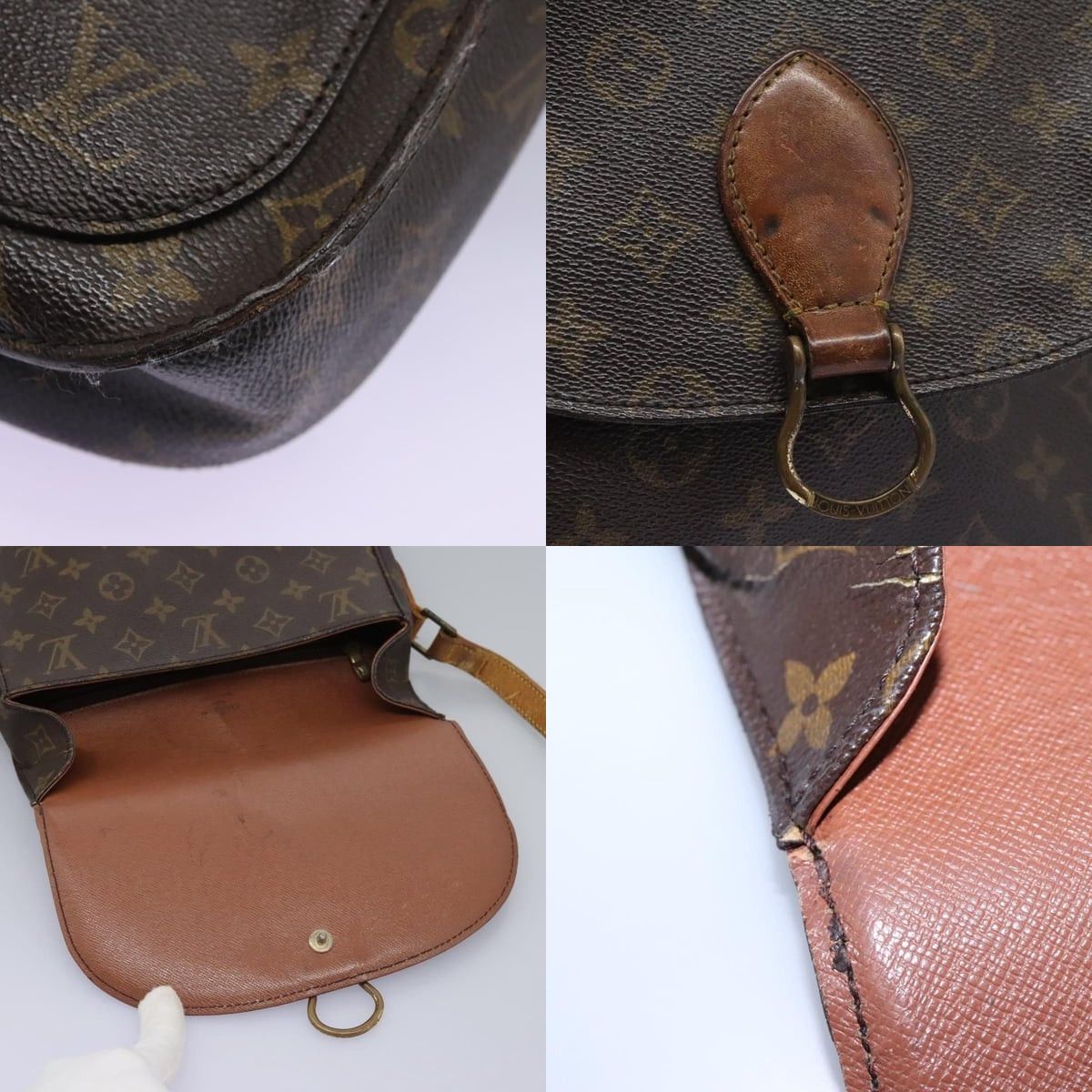 Louis Vuitton LOUIS VUITTON Monogram Saint Cloud GM Shoulder Bag M51242 Size ONE SIZE - 11 Thumbnail