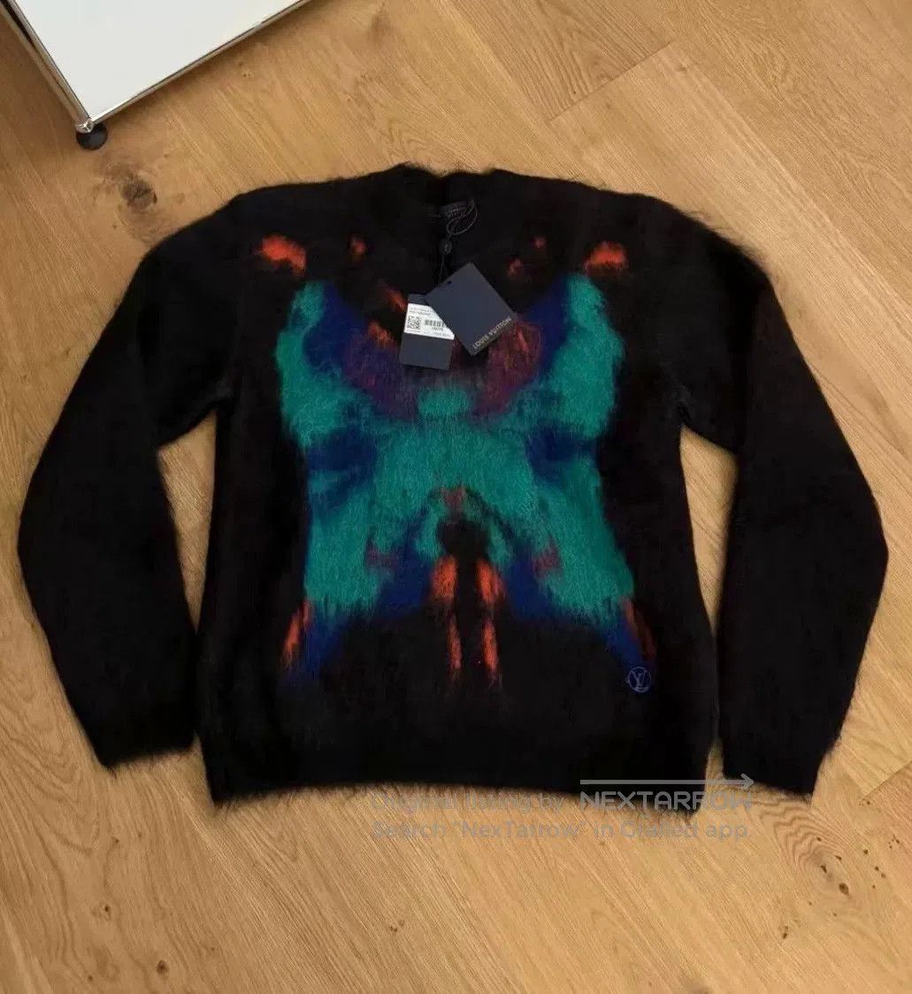 Louis Vuitton Louis Vuitton Graffiti Butterfly Intarsia Sweater. Size US M / EU 48-50 / 2 - 1 Thumbnail