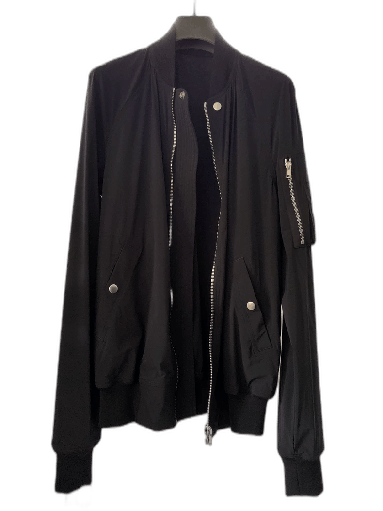 Rick Owens rick owens ma-1 black bomber jacket Size US M / EU 48-50 / 2 - 1 Thumbnail