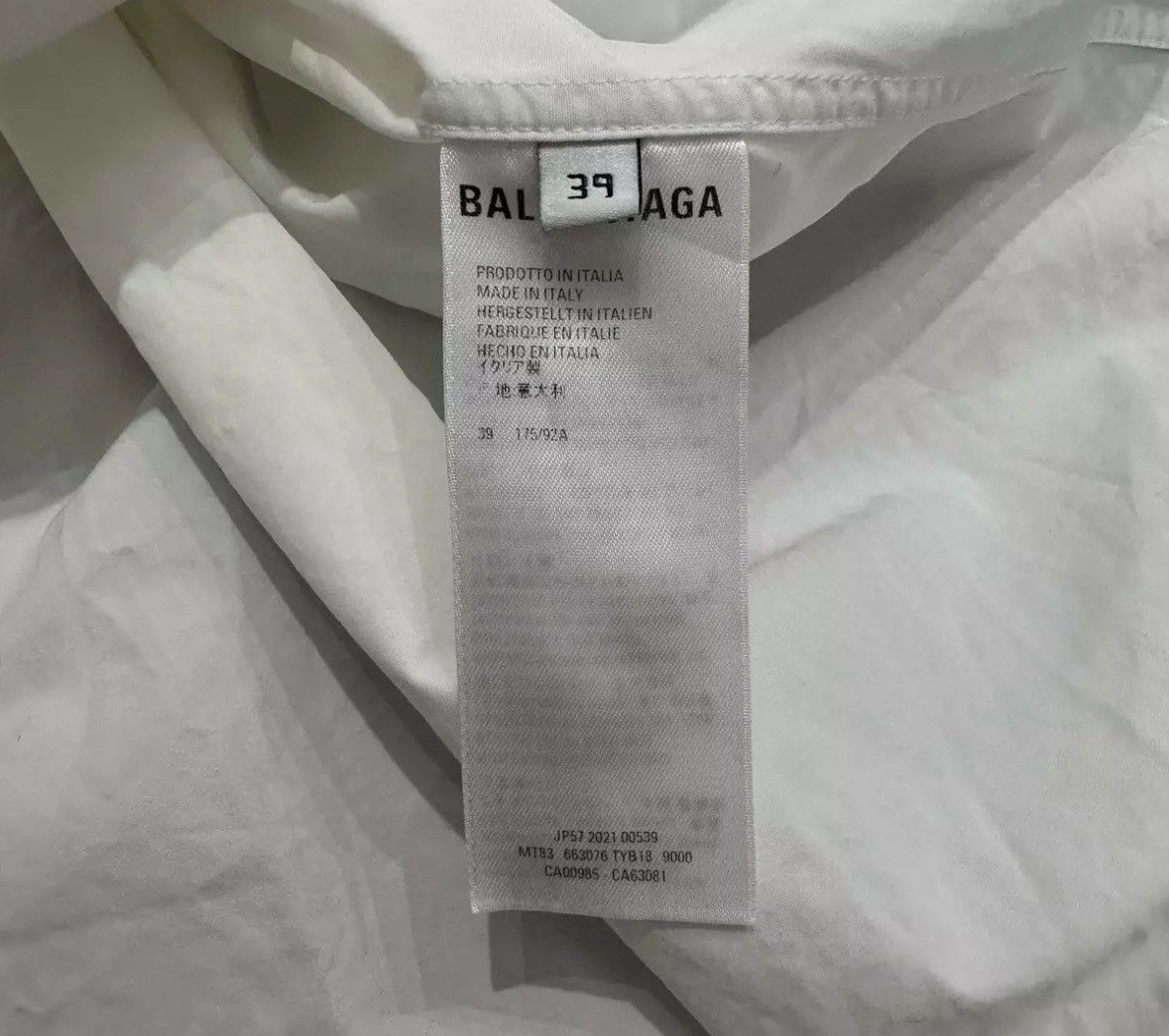Balenciaga Balenciaga NASA Joint Space Embroidered Shirt Size US L / EU 52-54 / 3 - 4 Thumbnail