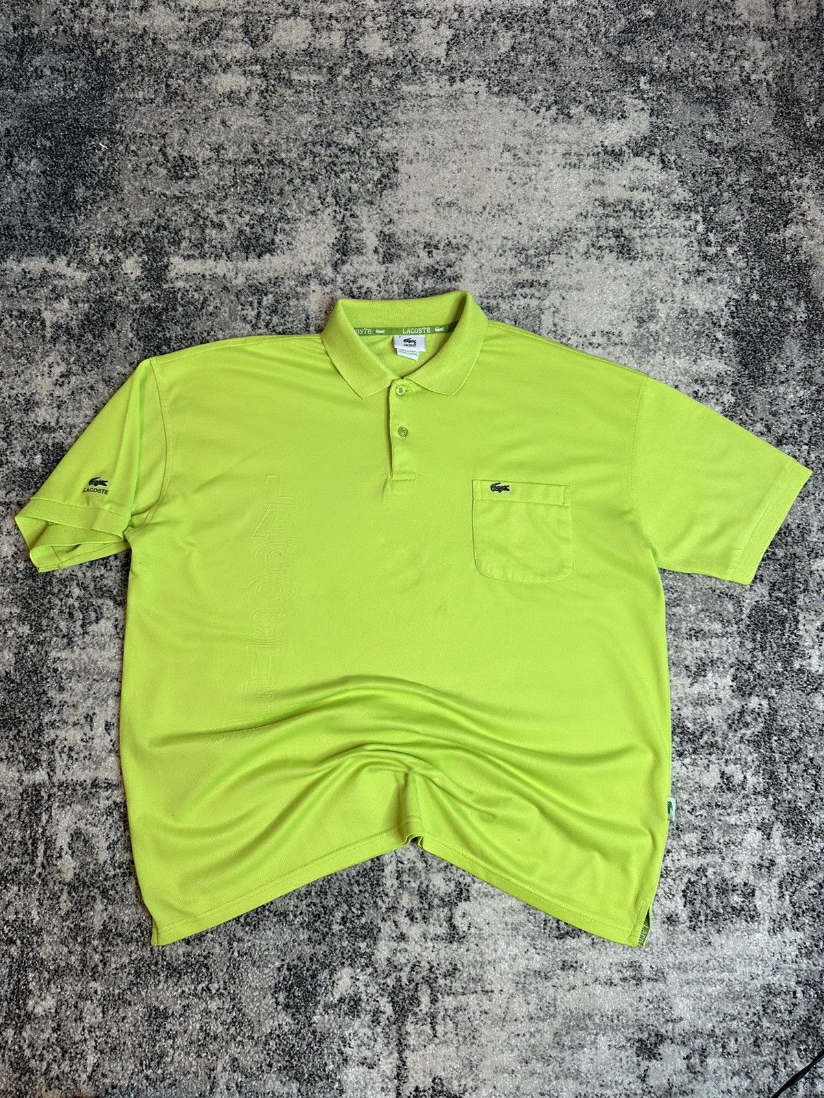 Lacoste × Vintage Lacoste Polo Shirt Vintage Made in France 🇫🇷 Streetwear Rare Size US XL / EU 56 / 4 - 1 Thumbnail