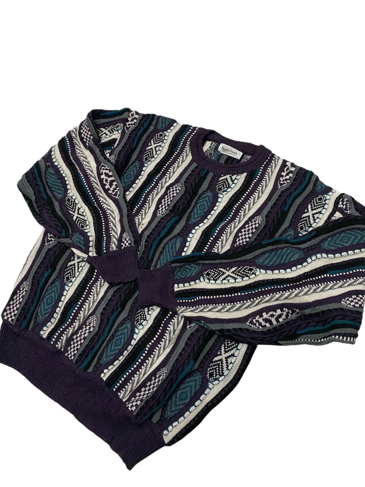 Coogi × Japanese Brand Simpson Knitwear Similar like Coogi Size US L / EU 52-54 / 3 - 3 Thumbnail