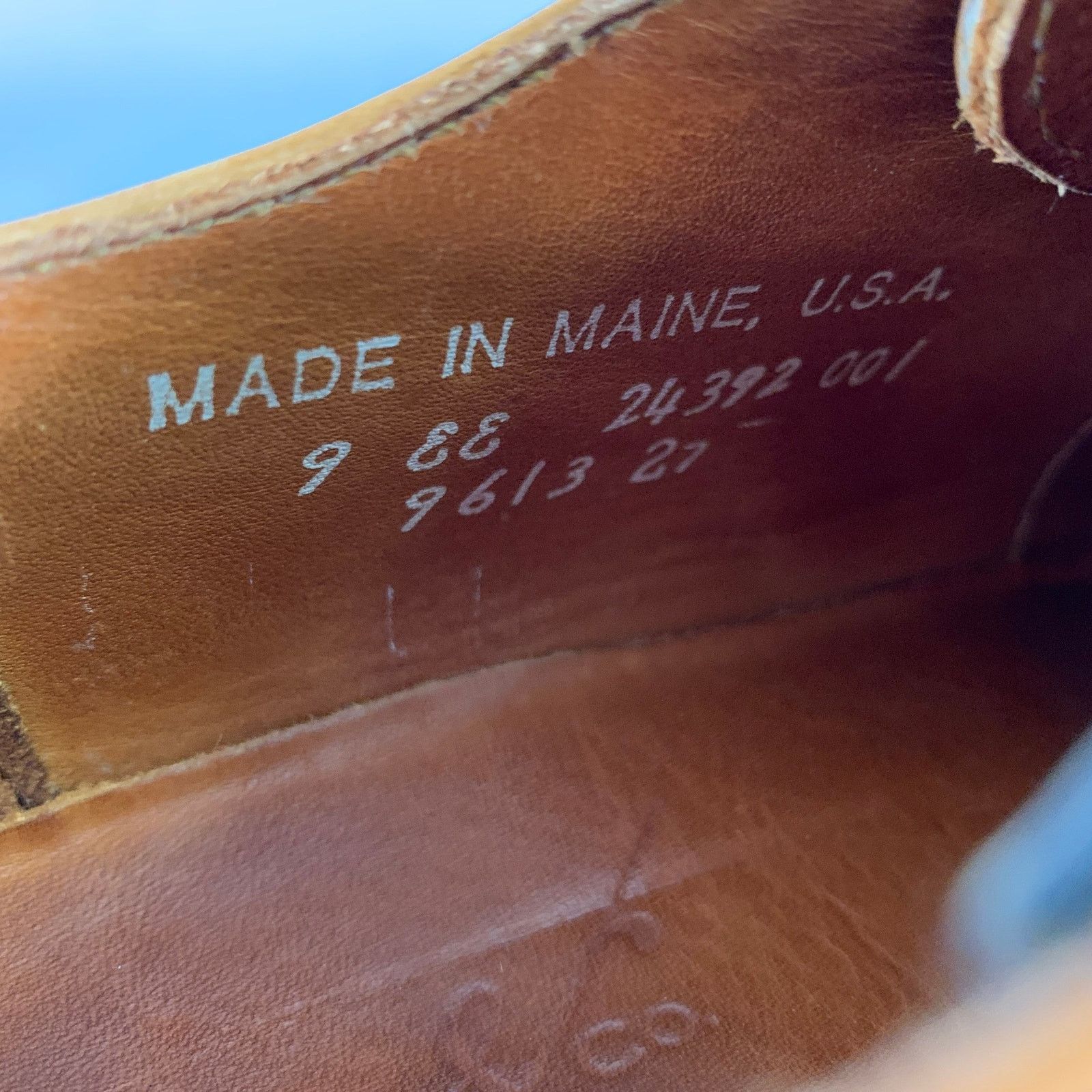 Rancourt & Co. RANCOURT & CO. Size 9 Tan Caramel Leather Wingtip Lace-Up Size US 9 / EU 42 - 7 Thumbnail