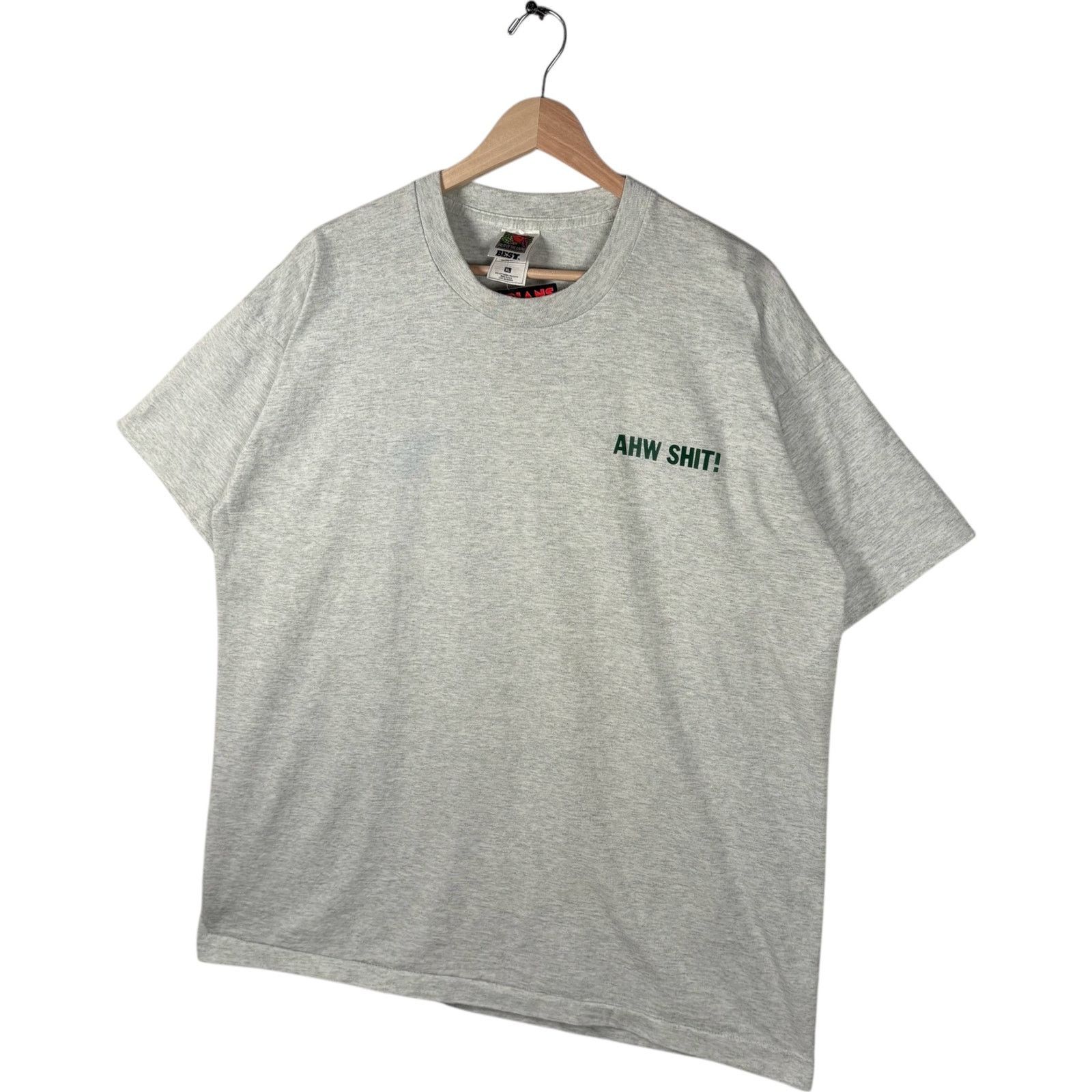 Fruit Of The Loom Vintage Green Bay Packers Back Helmet Spellout NFL Tee XL Size US XL / EU 56 / 4 - 3 Thumbnail