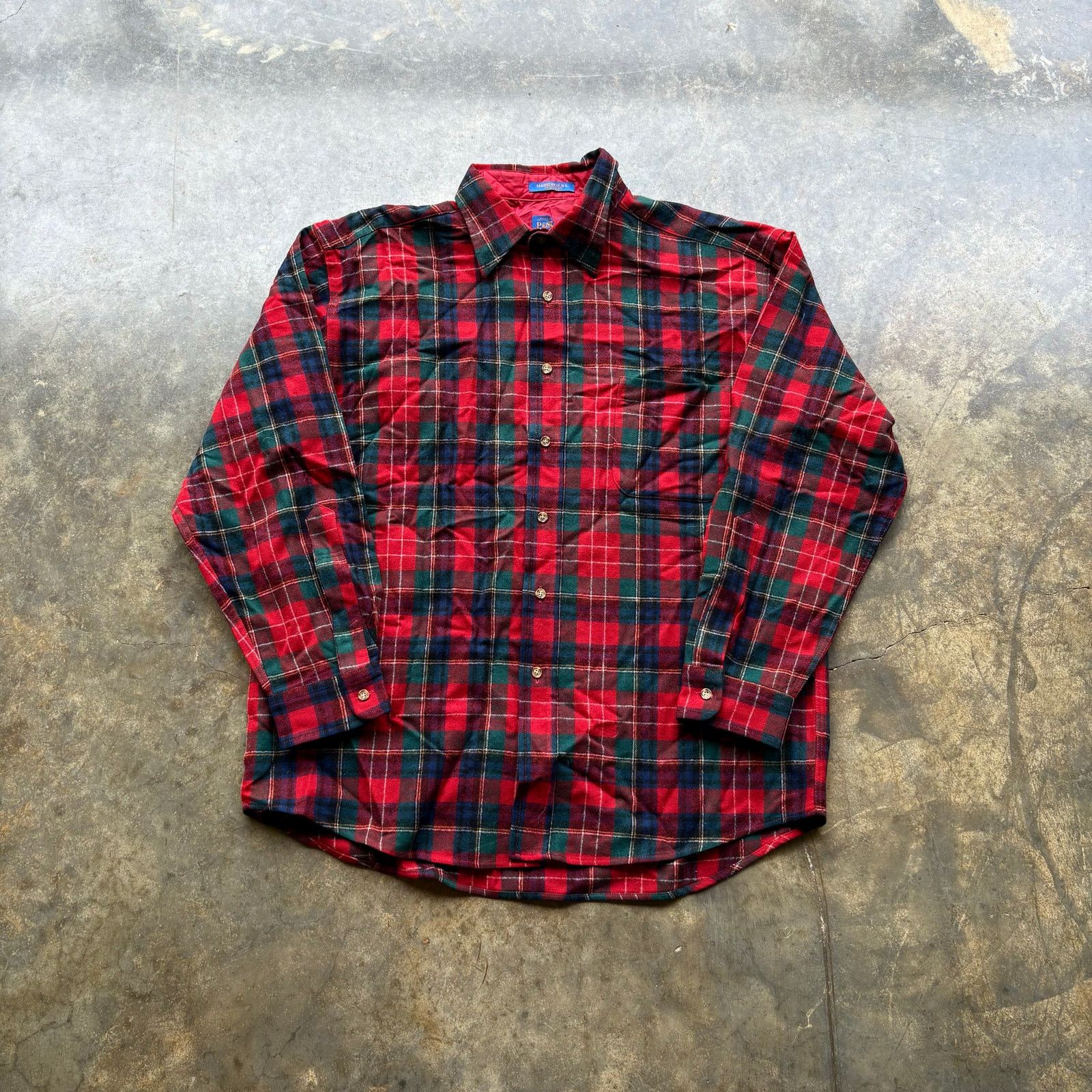 Pendleton Vintage Pendleton Virgin Wool Plaid Flannel Size US XL / EU 56 / 4 - 1 Thumbnail