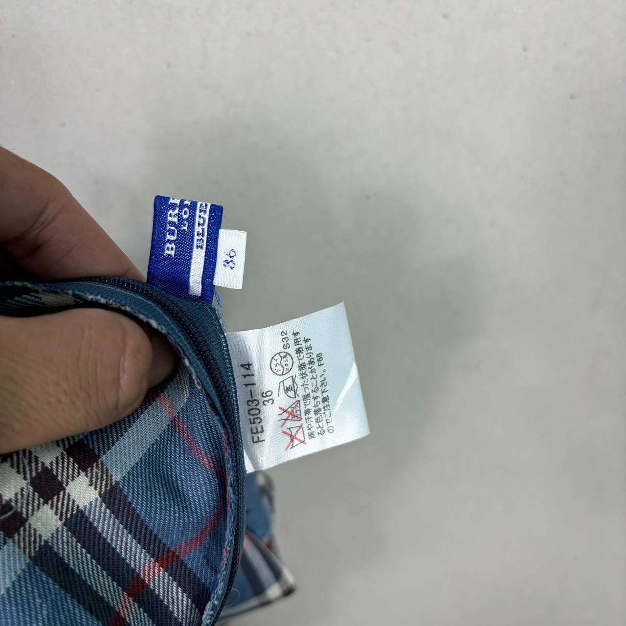 Burberry NWT Burberry Blue Label Plaid Tie Neck Top Size 36 Y2K Japan Size S / US 4 / IT 40 - 5 Thumbnail