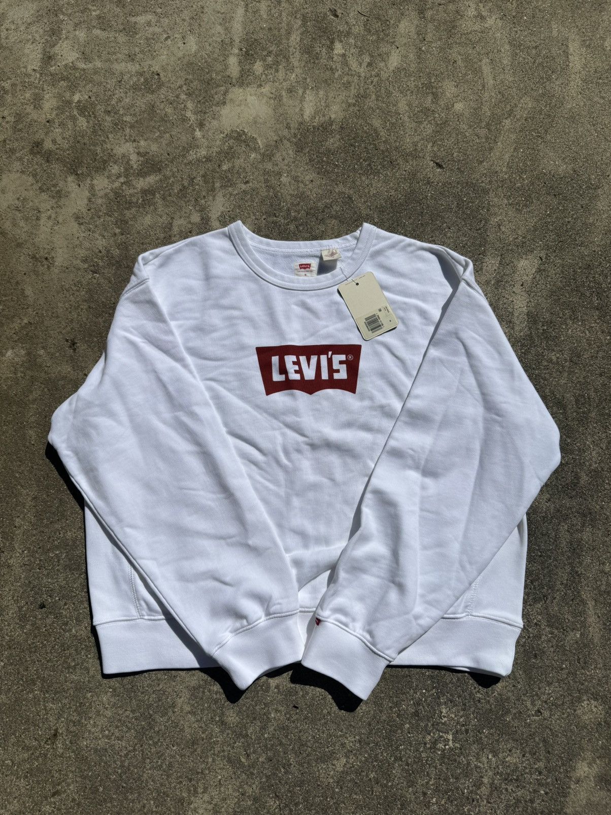 Levi's Levi’s white crewneck sweatshirt Size M / US 6-8 / IT 42-44 - 1 Thumbnail