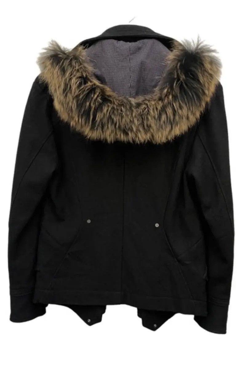 PPFM Medium PPFM Napoleon Black Wool Coat Fur Jacket Size US M / EU 48-50 / 2 - 3 Thumbnail