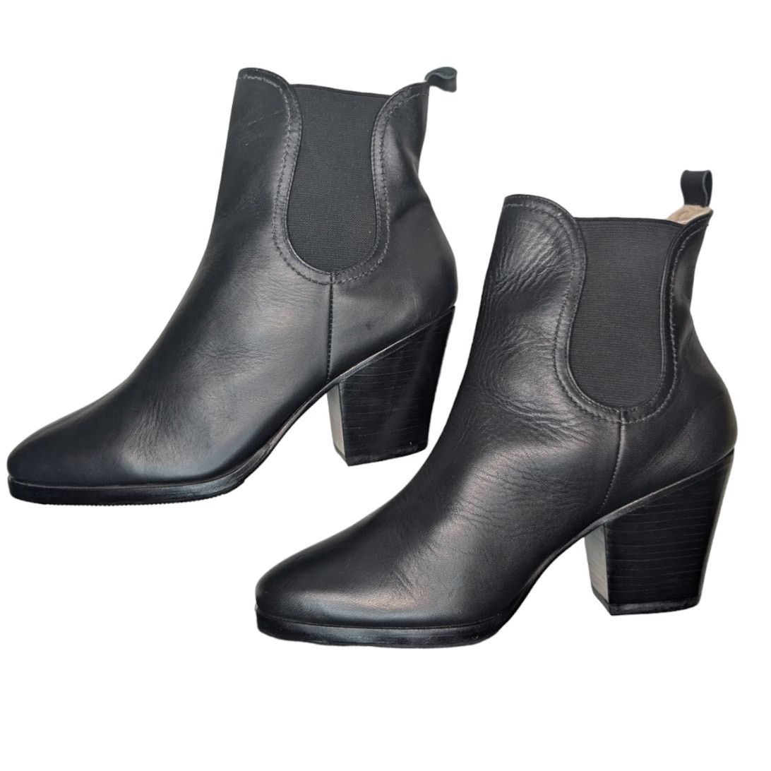 Rachel Comey Rachel Comey Pebbled Nassau Chelsea Boots Sherpa Lined Size US 7.5 / IT 37.5 - 2 Thumbnail