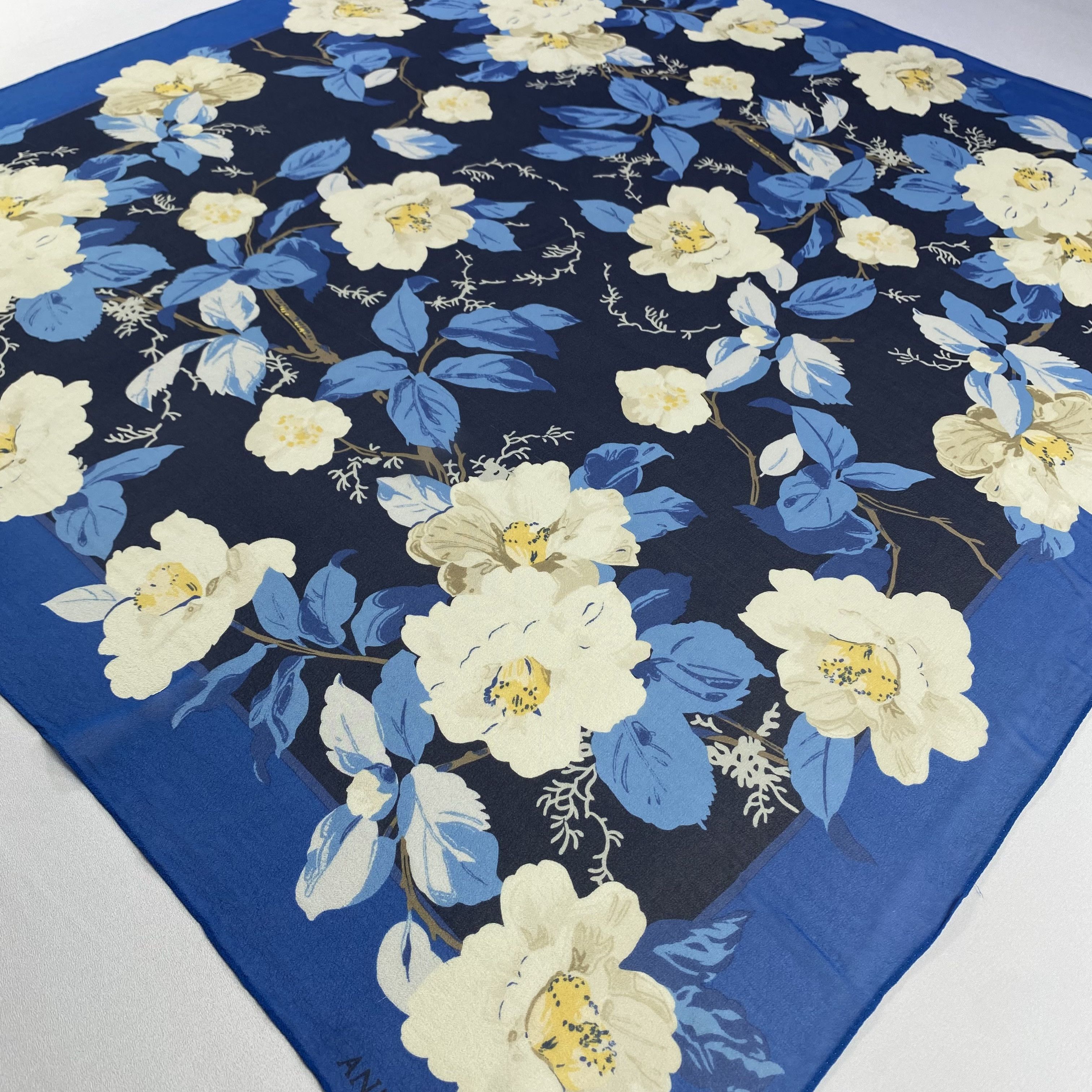 Japanese Brand × Vintage Vintage Anne Klein Silk Scarf SS027 Size ONE SIZE - 4 Thumbnail