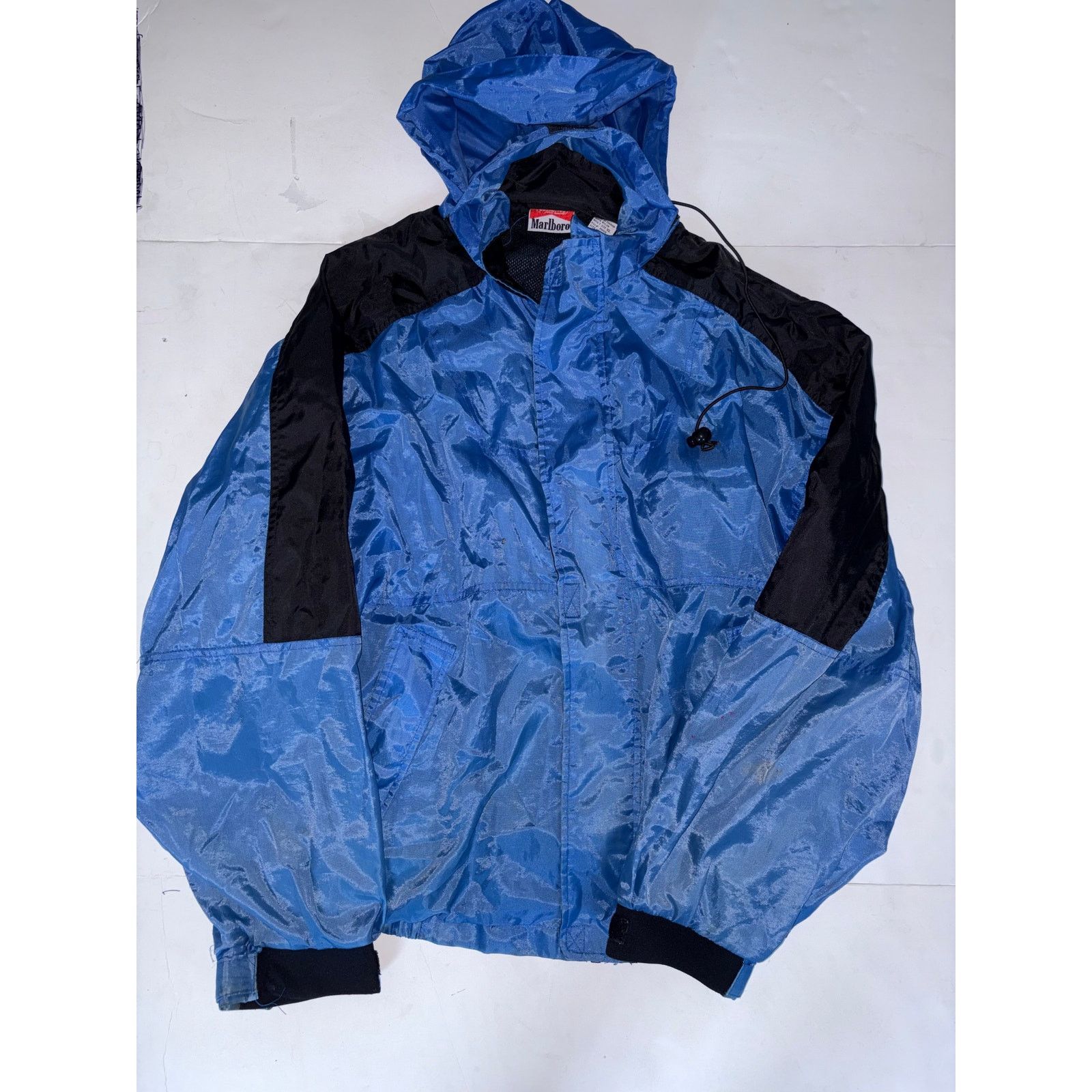 Marlboro Vintage Marlboro unlimited jacket blue nylon size XL mens Size US XL / EU 56 / 4 - 1 Thumbnail