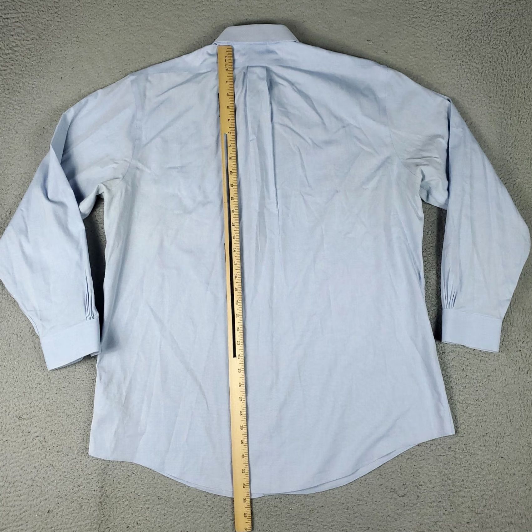 Brooks Brothers Brooks Brothers Shirt Mens 17.5 Blue Regent Dress Button Up Long Sleeve Regular Non-Iron Pockets Solid Ca 90s Modern Mens Size 48R - 5 Thumbnail
