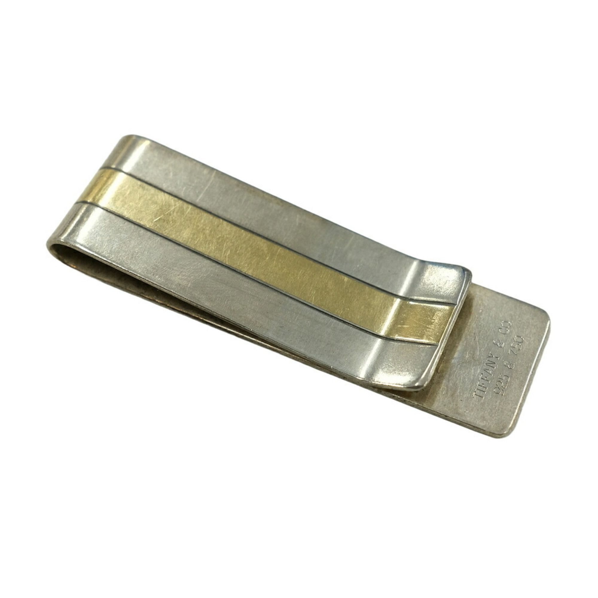 Tiffany & Co. TIFFANY&Co. Tiffany Money Clip Wallet, Combination Silver and Gold, SV925, K18, 19.9g Size ONE SIZE - 1 Thumbnail