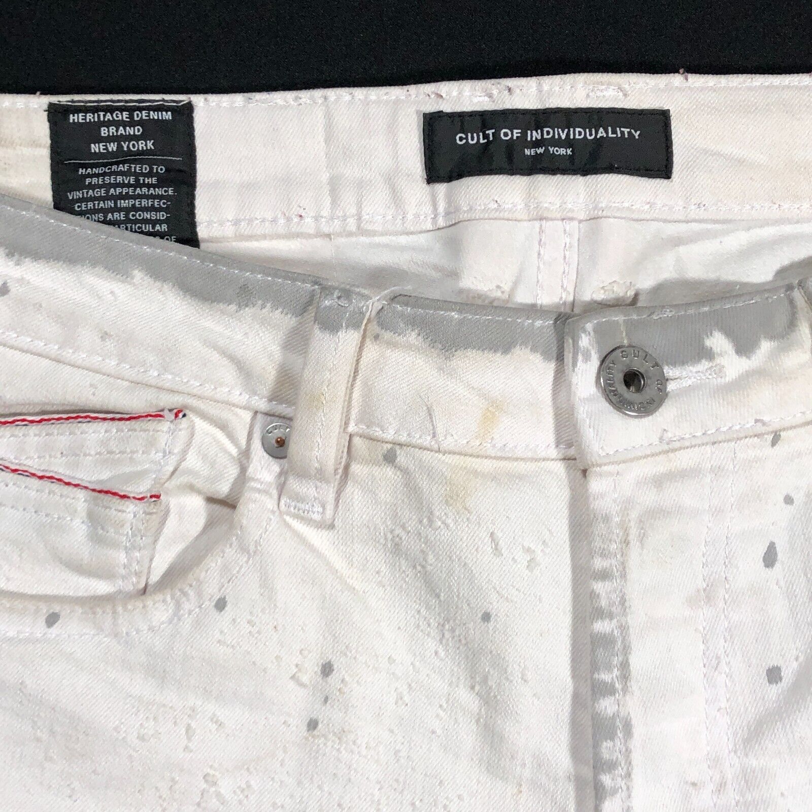 Cult Of Individuality Cult of Individuality Greaser Straight Jeans Pants 32x34 Size US 32 / EU 48 - 4 Thumbnail