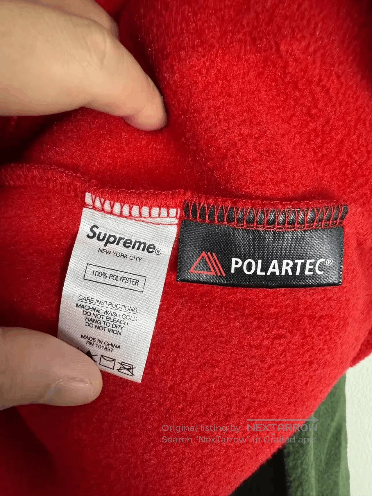 Supreme Supreme FW18 Polartec Hooded Raglan Coat. Size US L / EU 52-54 / 3 - 5 Thumbnail