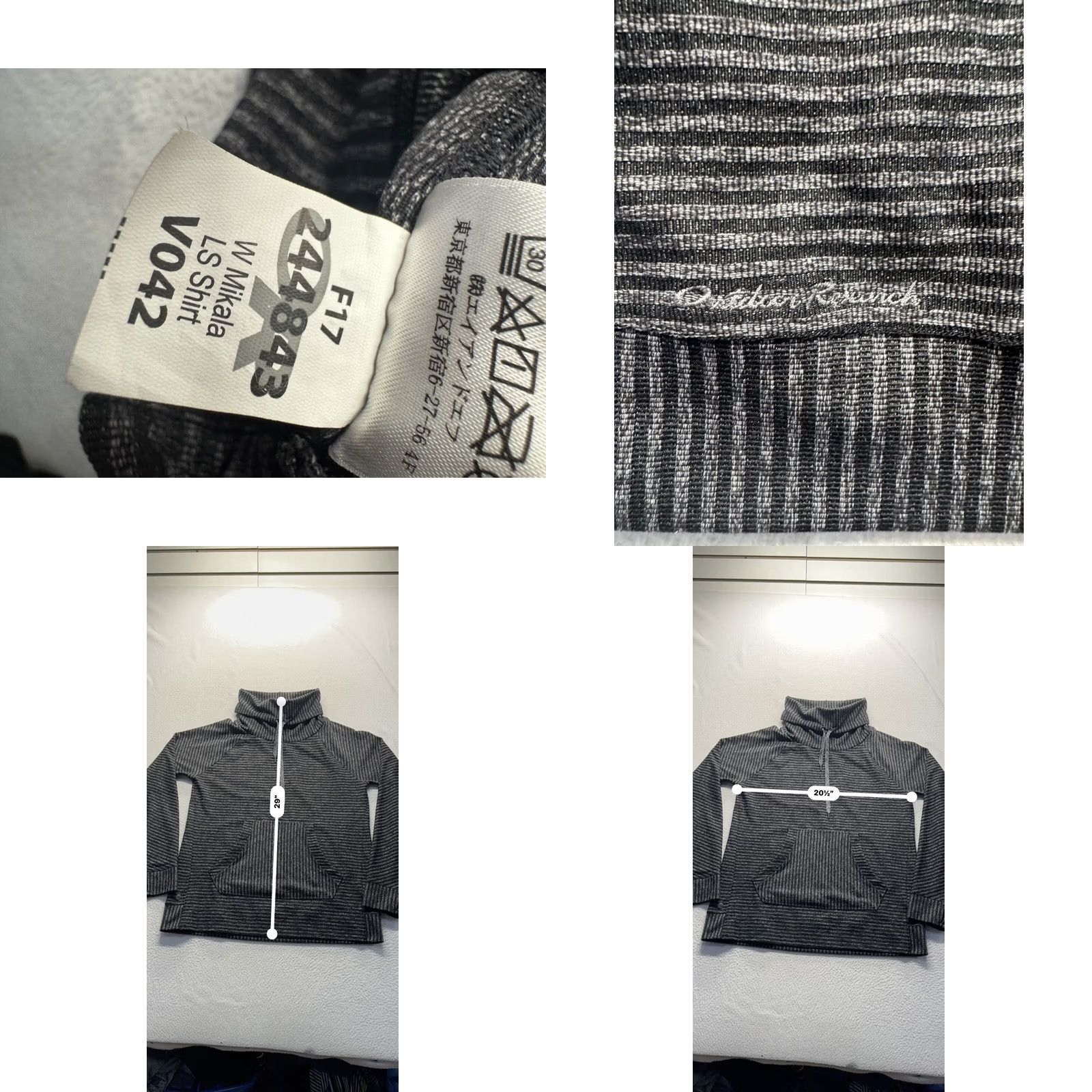 Outdoor Research Outdoor Research Striped Pullover Sweater Gray Womens L Size L / US 10 / IT 46 - 8 Thumbnail