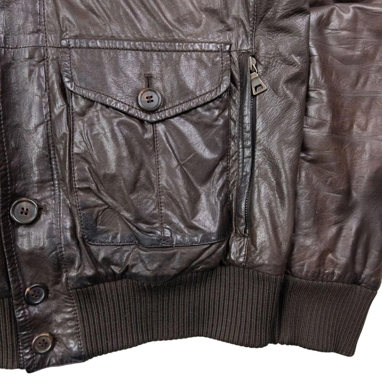 Prada Vintage 2010 Prada Multi Pocket Leather Jacket Size L Size US L / EU 52-54 / 3 - 5 Thumbnail