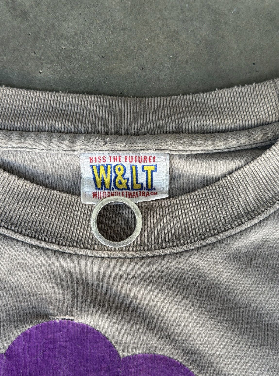 Walter Van Beirendonck 90s W&LT "kiss the future" L/S tee Size US L / EU 52-54 / 3 - 3 Thumbnail