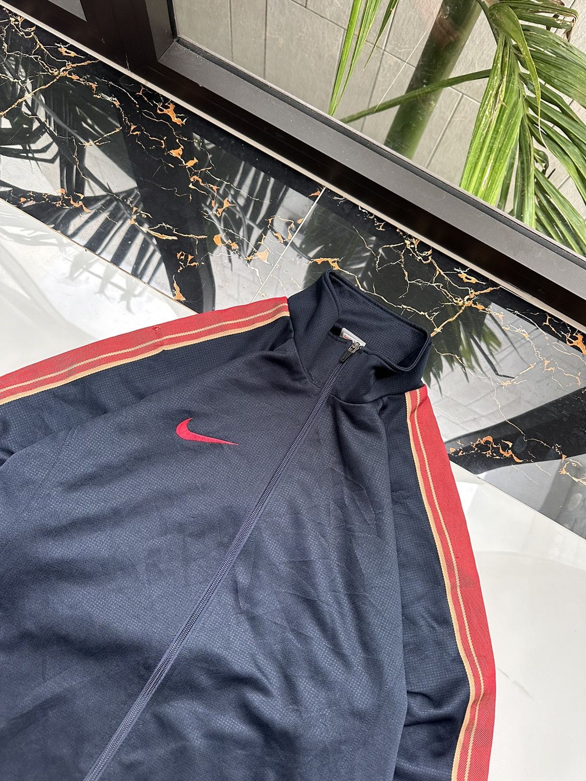 Nike × Vintage NIKE VINTAGE DOUBLE SWOOSH STREETWEAR ZIP SWEATSHIRT Size US XL / EU 56 / 4 - 5 Thumbnail