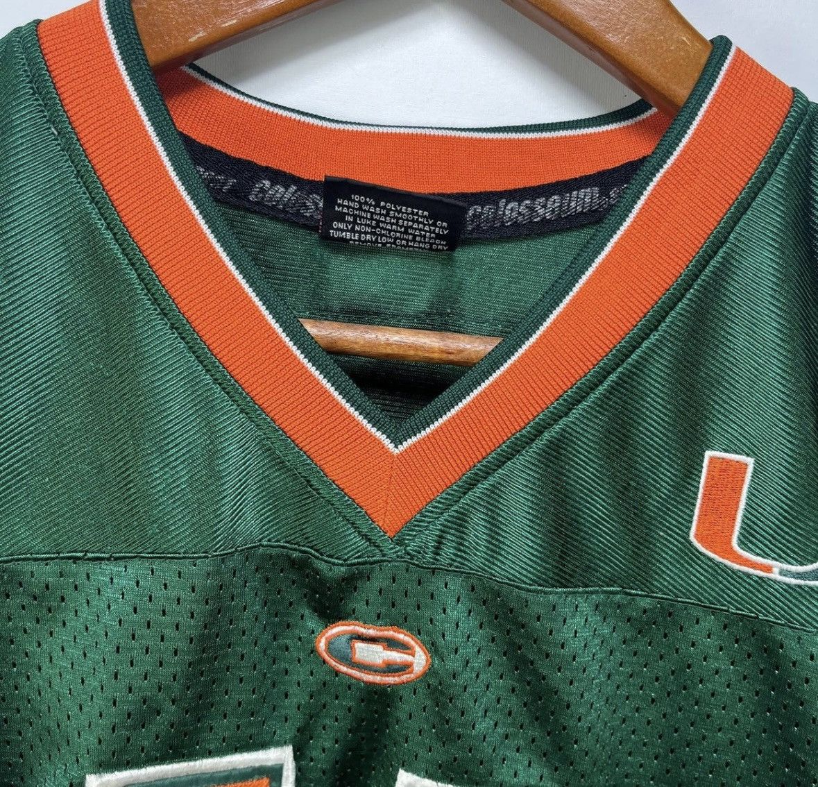 Sports Specialties Vintage Miami Hurricanes Football Jersey Large XL (RARE) Size ONE SIZE - 4 Thumbnail