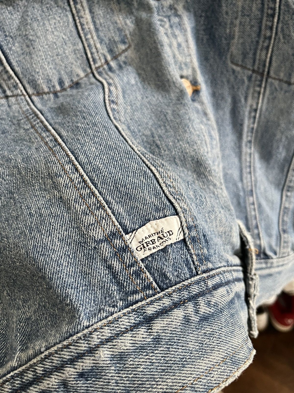 Marithe + Francois Girbaud 🔥90'S Marithe Francois Girbaud Archive Denim Cropped Jacket Size US S / EU 44-46 / 1 - 21 Thumbnail