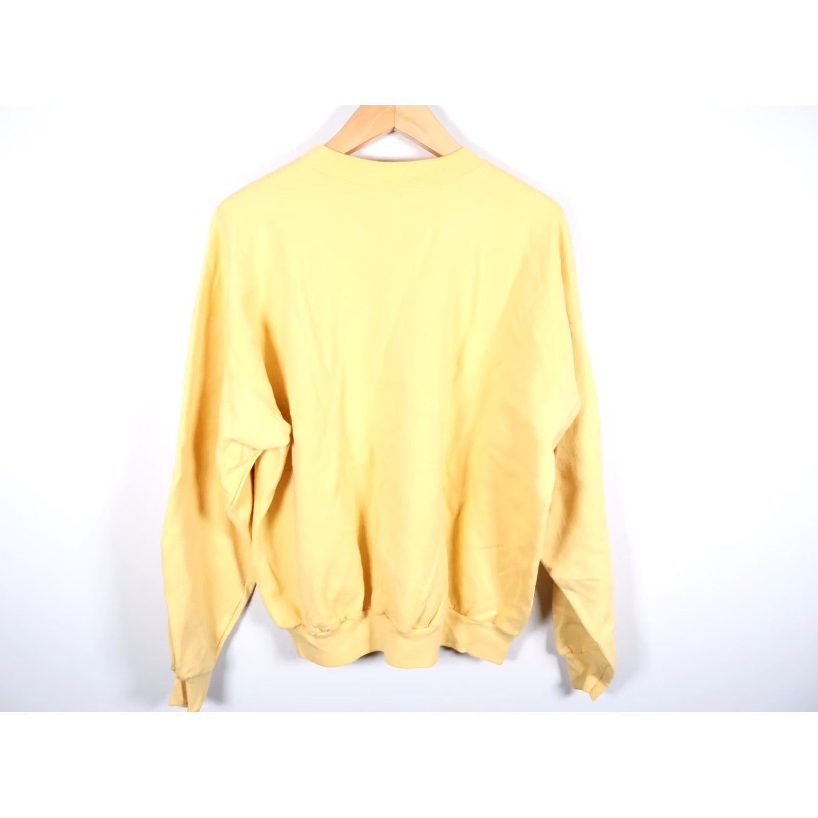 Hanes VTG Hanes Sweatshirt Women 2XL Crewneck Yellow Sault Saint Marie Sailboat Print Nautical 90s City Retro Pullover Fleece Sweatshirt Size XXL / US 16-18 / IT 52-54 - 2 Thumbnail