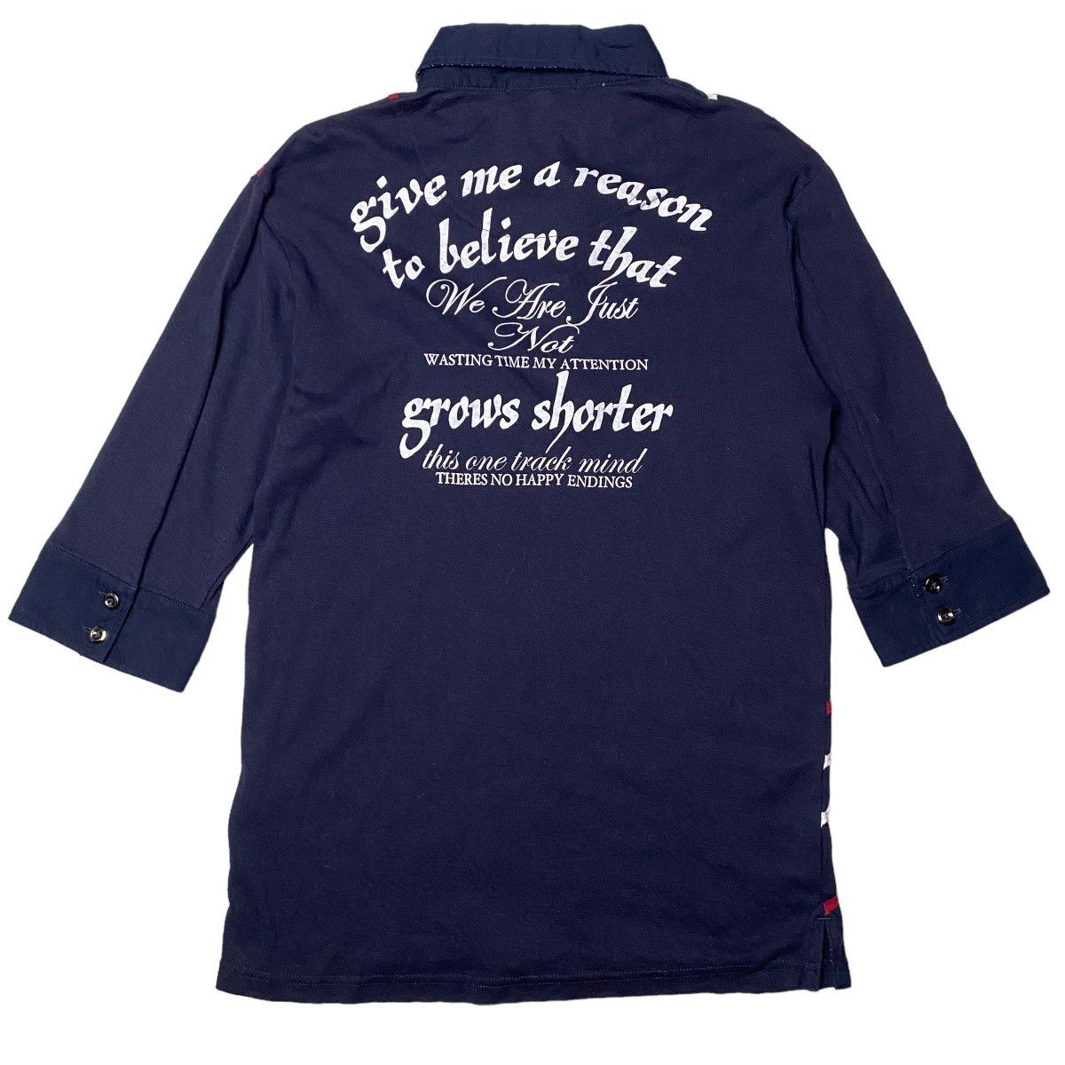 If Six Was Nine 2000's Semantic Design Britflag Poem Raglan Size US M / EU 48-50 / 2 - 2 Thumbnail