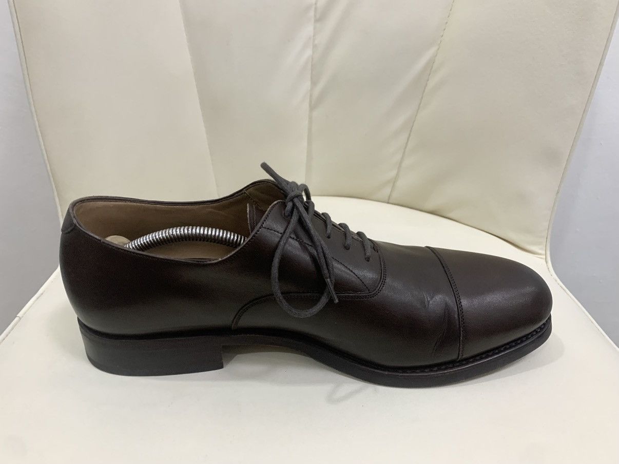 Carmina CARMINA SHOEMAKER OXFORD CAPTOE IN DARK BROWN LACE-UP SHOES Size US 8.5 / EU 41-42 - 5 Thumbnail