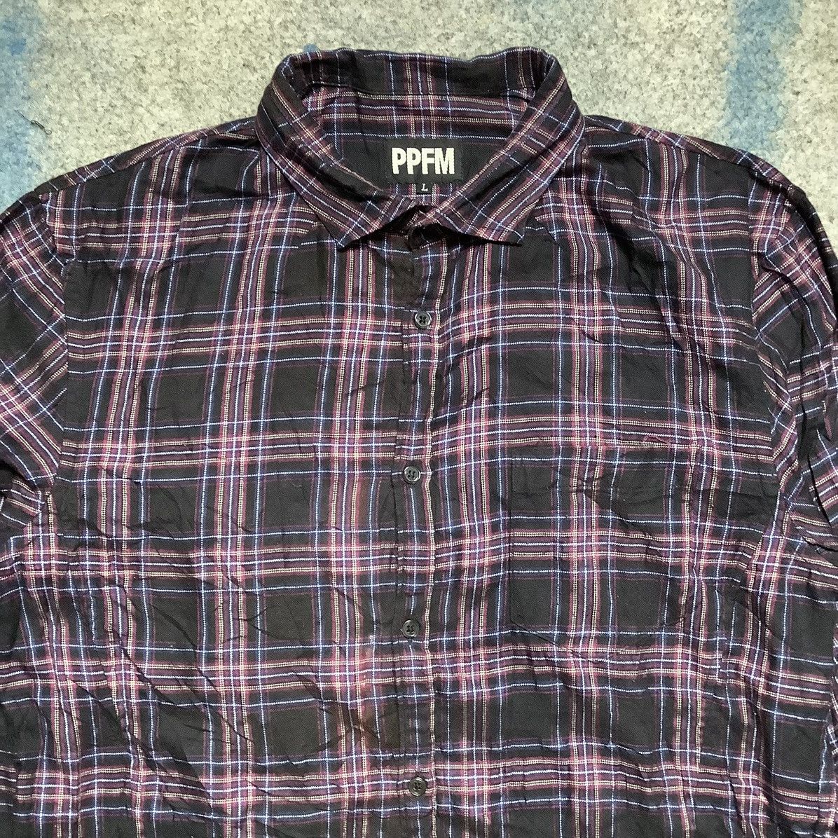 Flannel × Japanese Brand × PPFM PPFM Shirt Flannel Size US M / EU 48-50 / 2 - 2 Thumbnail