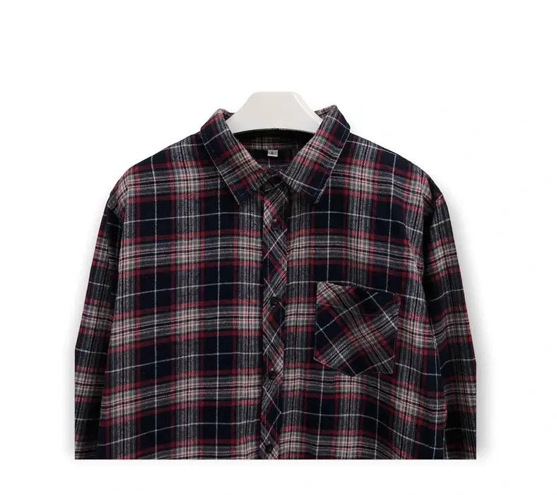 Vintage Vintage Plaid Tartan Flannel Shirt 👕 Size US M / EU 48-50 / 2 - 2 Thumbnail