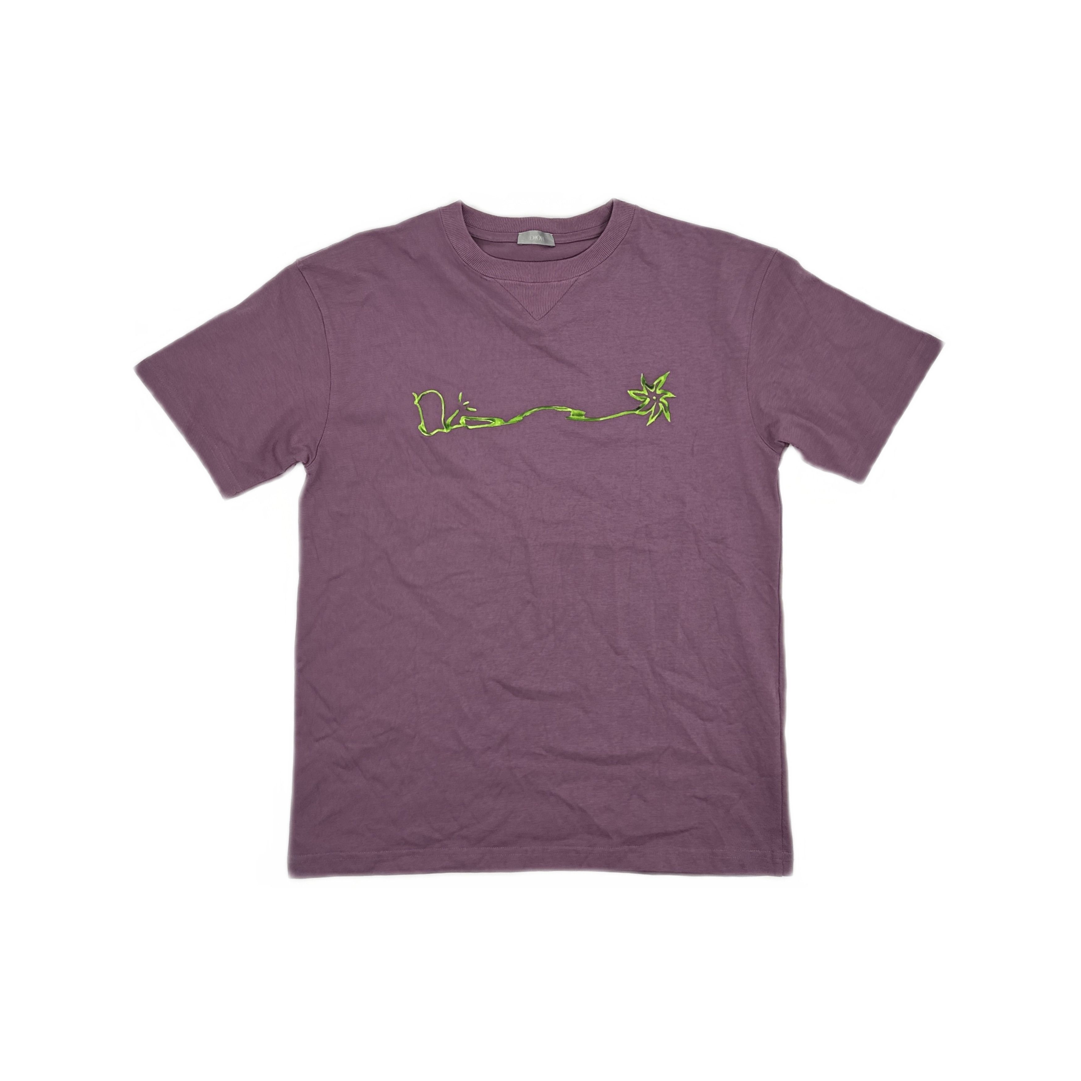 Dior Dior x Travis Scott Cactus Jack Embroidered Tee M Size US M / EU 48-50 / 2 - 1 Thumbnail