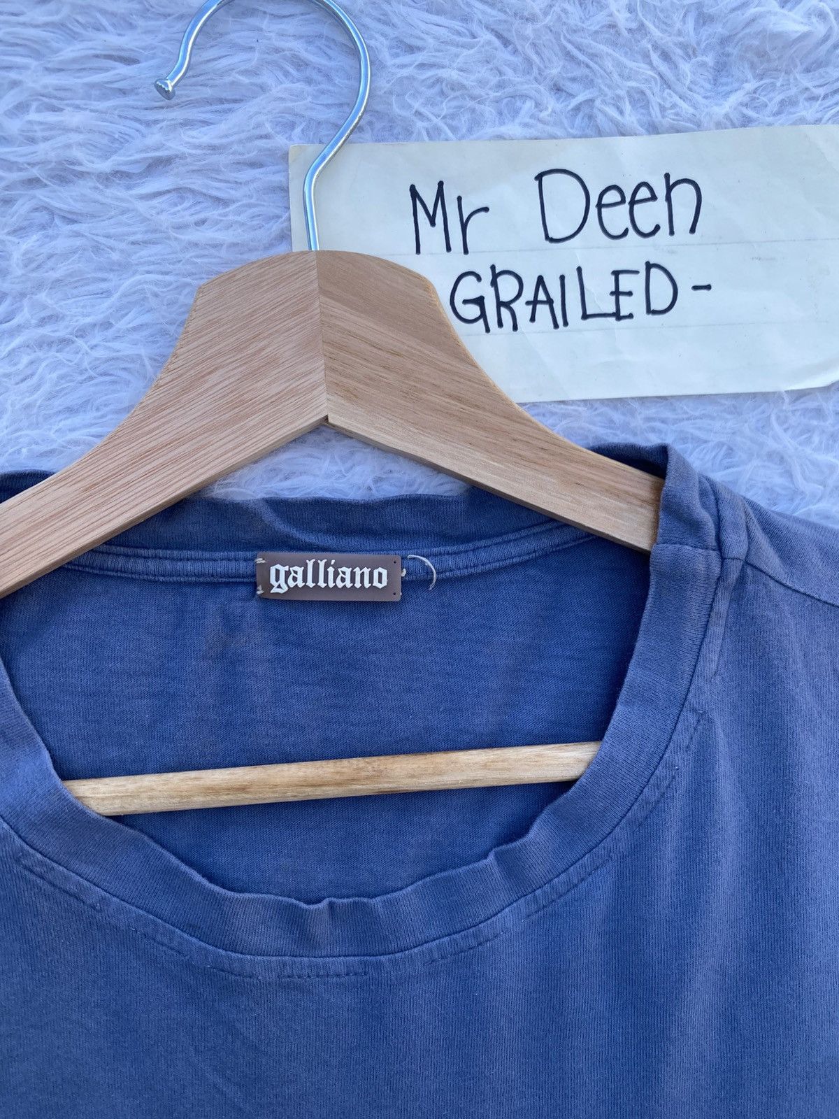 John Galliano Rare Vintage John Galliano Big Logo Printed Longsleeve Tee Size US L / EU 52-54 / 3 - 10 Thumbnail