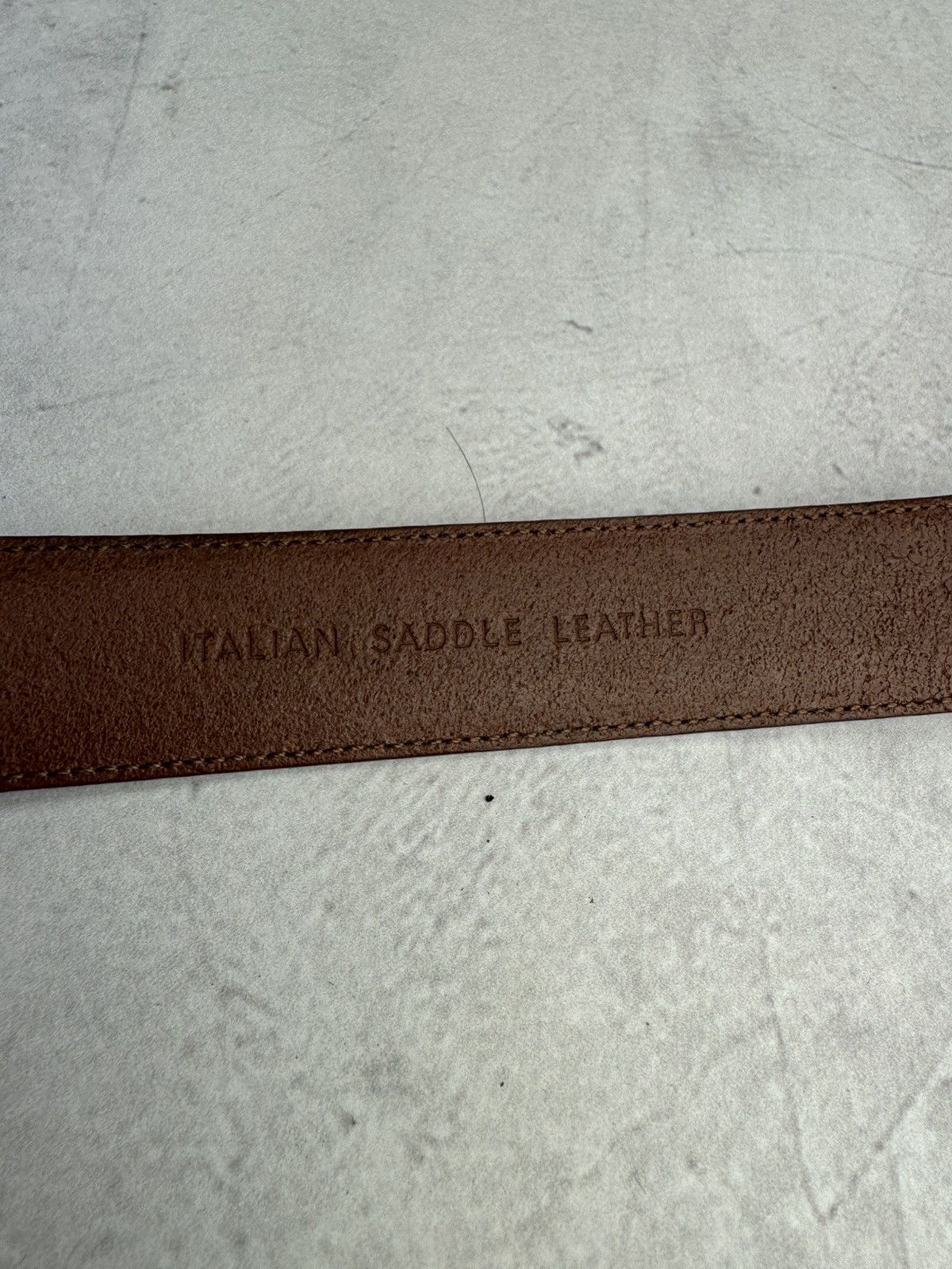 Polo Ralph Lauren × Ralph Lauren × Vintage Polo Ralph Lauren Belt Brown Leather Size ONE SIZE - 5 Thumbnail