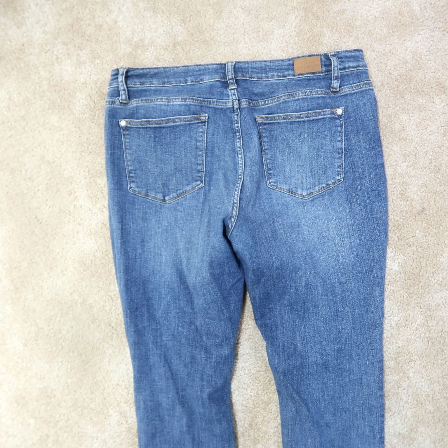 Vintage Judy Blue High Rise Skinny Jeans Women's 15/32 Stretch Denim Blue 5-Pocket Style Classic Slim 27 Inseam Jeans XS-XL? Size 36" / US 14 / IT 50 - 5 Thumbnail
