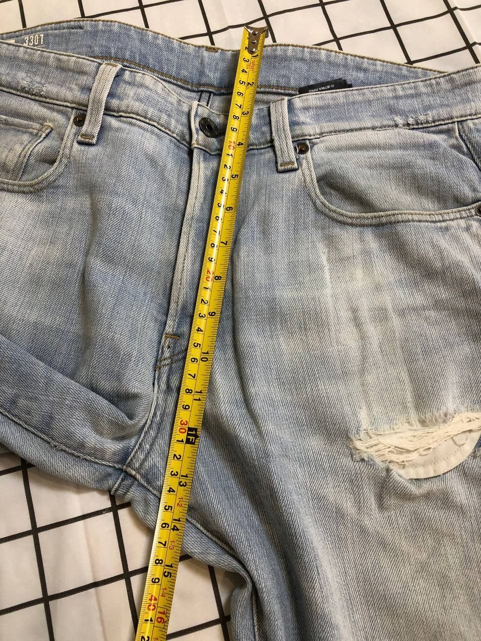 G-Star G star RAW tarred embro cargo jeans denim Size US 33 - 11 Thumbnail
