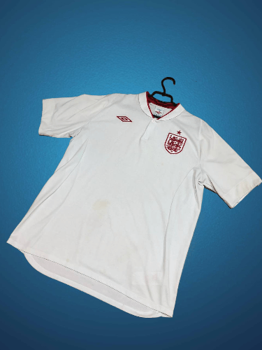 Umbro Umbro England Team 2012-2013 Home Football Polo Jersey Size US XL / EU 56 / 4 - 1 Thumbnail