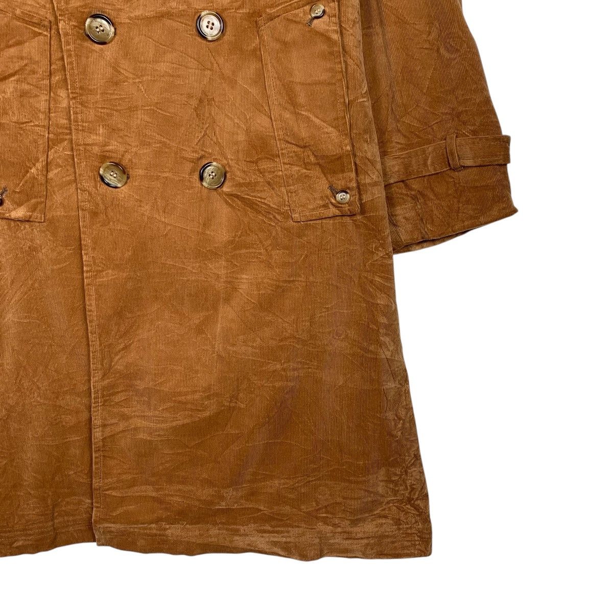 Japanese Brand Van Jacket Double Breasted Corduroy Trench Coat Size US M / EU 48-50 / 2 - 5 Thumbnail