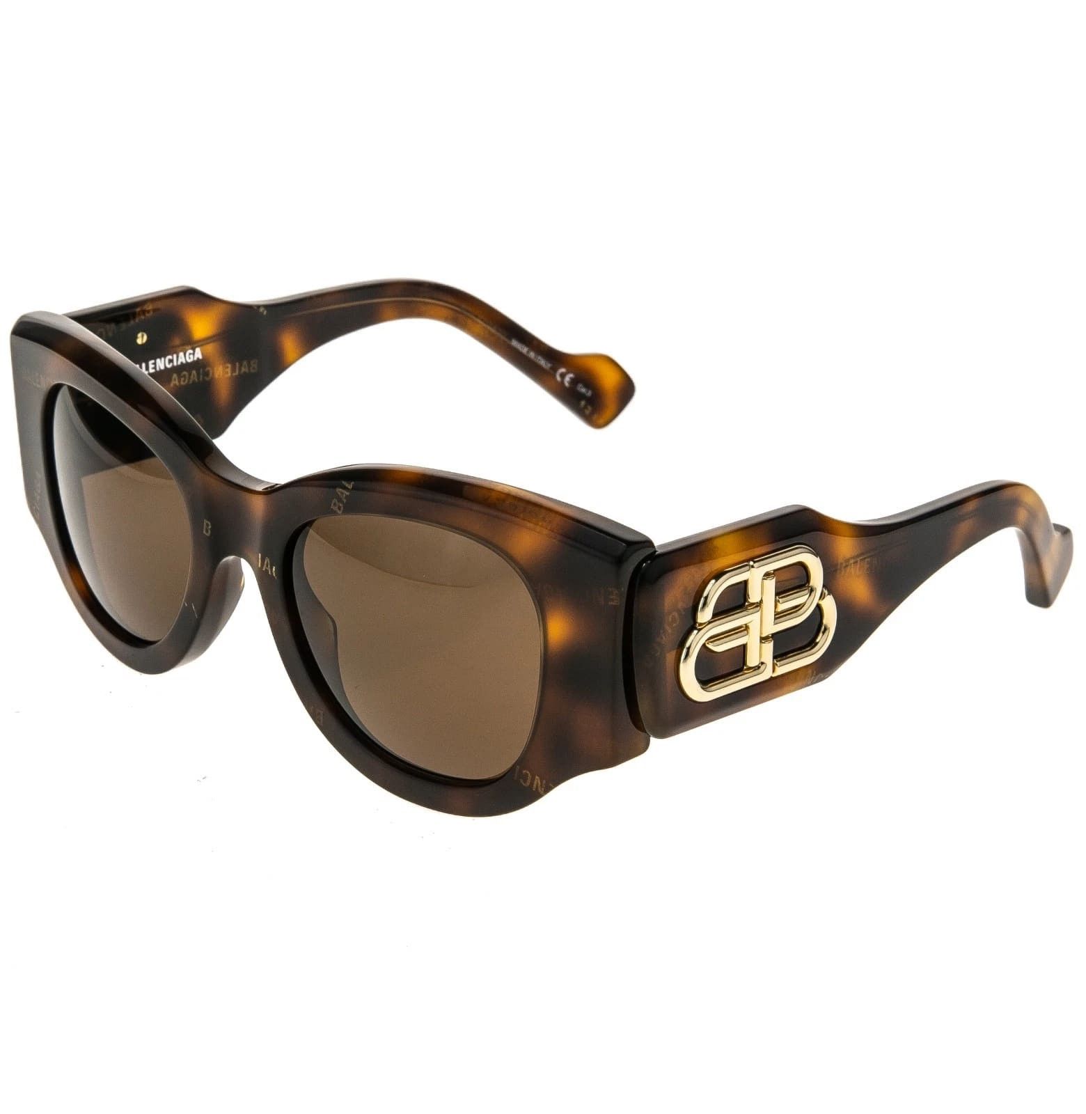 Balenciaga BALENCIAGA BB0070S PARIS CAT 0070 007 Chunky Sunglasses Size ONE SIZE - 9 Thumbnail