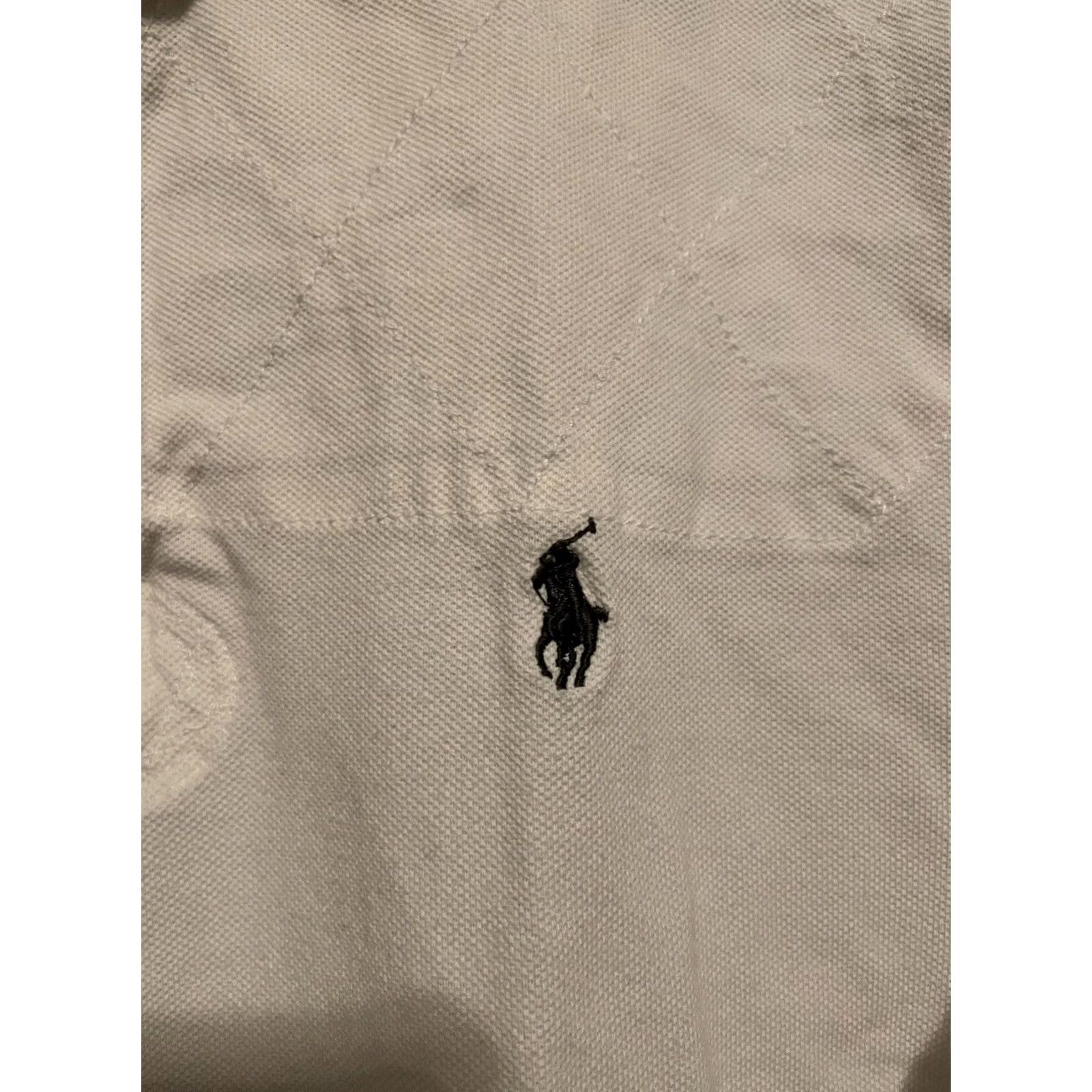 Polo Ralph Lauren Vintage Polo Ralph Lauren Shirt Rugby R2 Detail White Size Large (A362) - Golf, Yachting Size US L / EU 52-54 / 3 - 3 Thumbnail