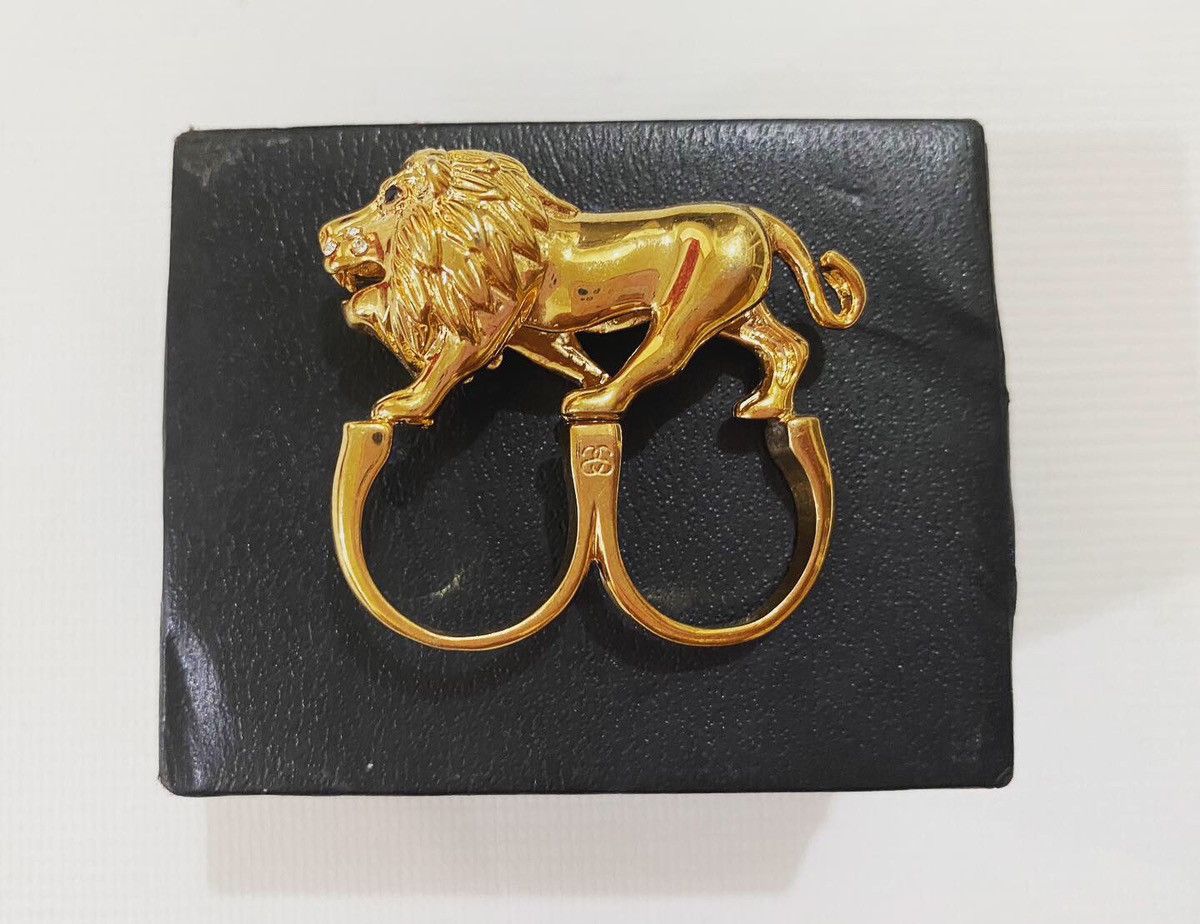 Stussy Stussy x Jules Kim Lion Double Ring Size ONE SIZE - 1 Thumbnail