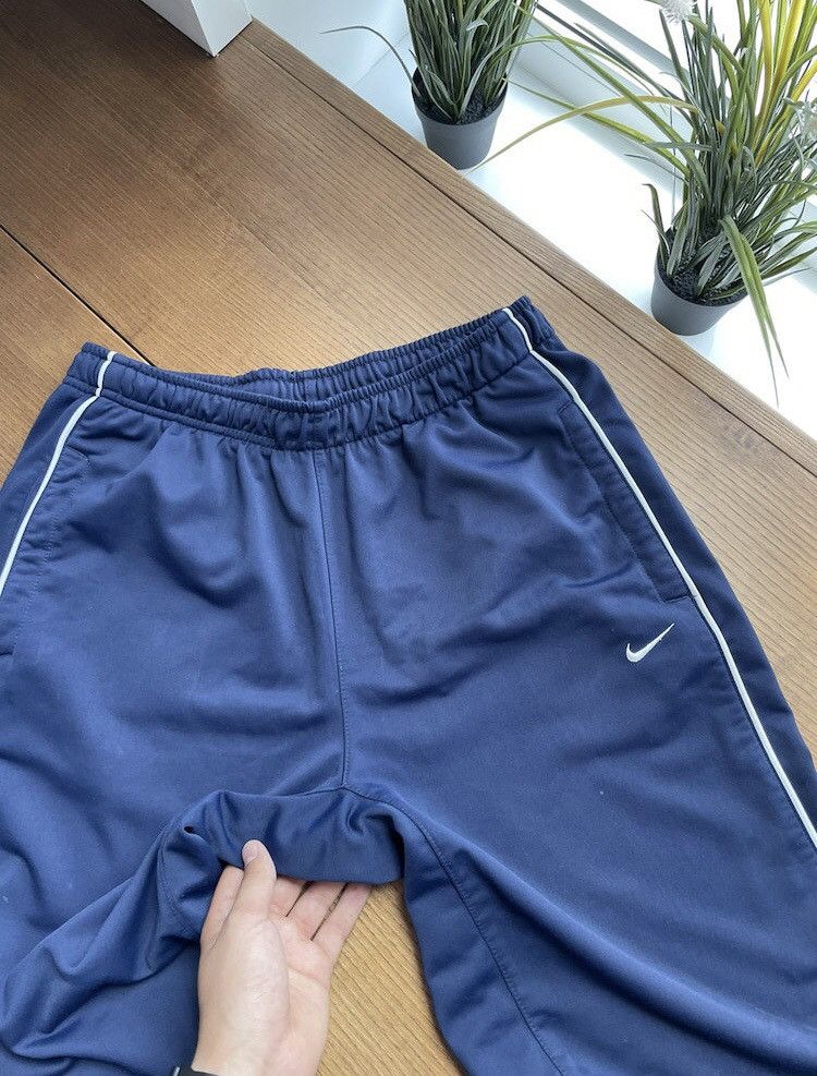Nike × Vintage Vintage Nike Y2K Swoosh Logo Drill Pants Joggers Size M Size US 32 / EU 48 - 6 Thumbnail